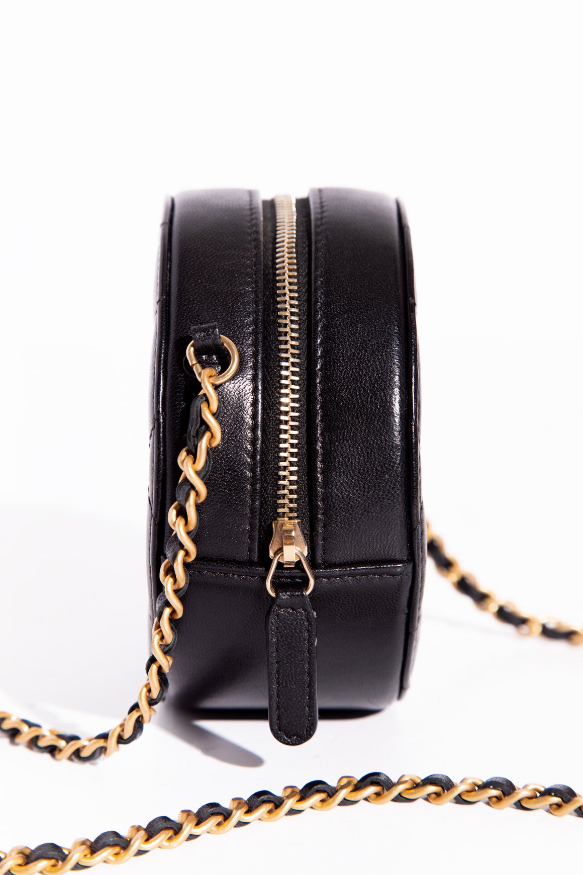 CHANEL Amulet Round Clutch