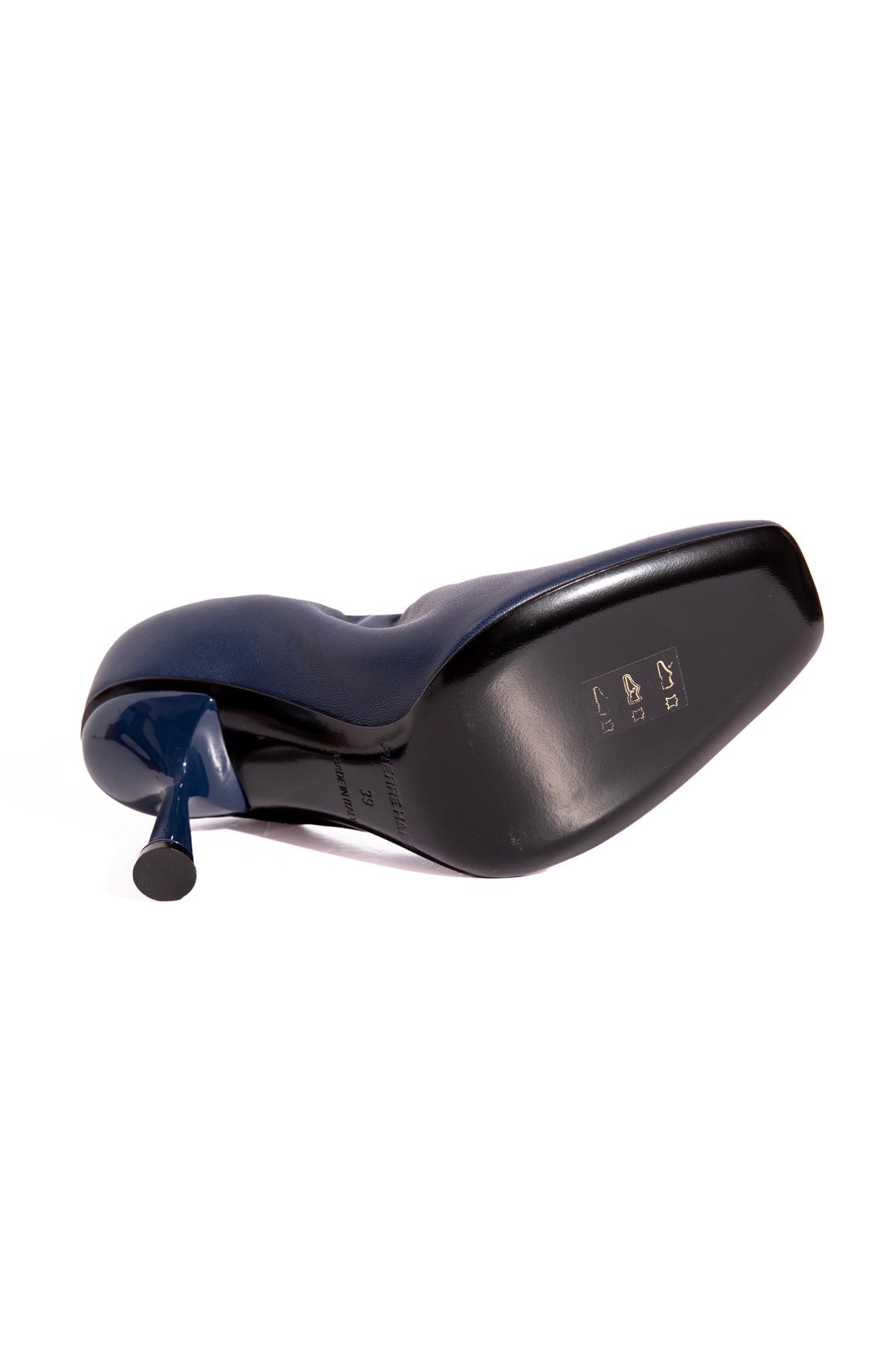 PIERRE HARDY Navy Glove Pumps (Sz. 39)