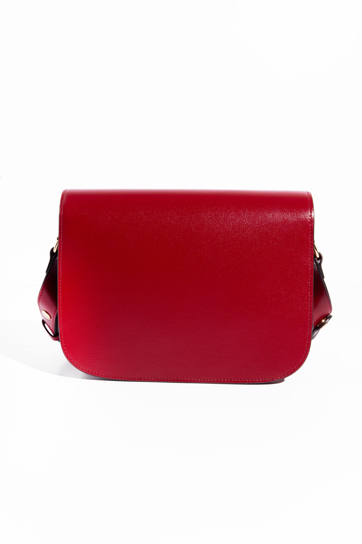 GUCCI Red Horsebit 1955 Small Shoulder Bag