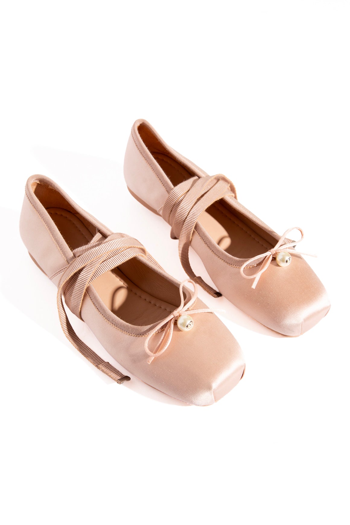DIOR Pink Satin Ballet Flats (Sz. 36)