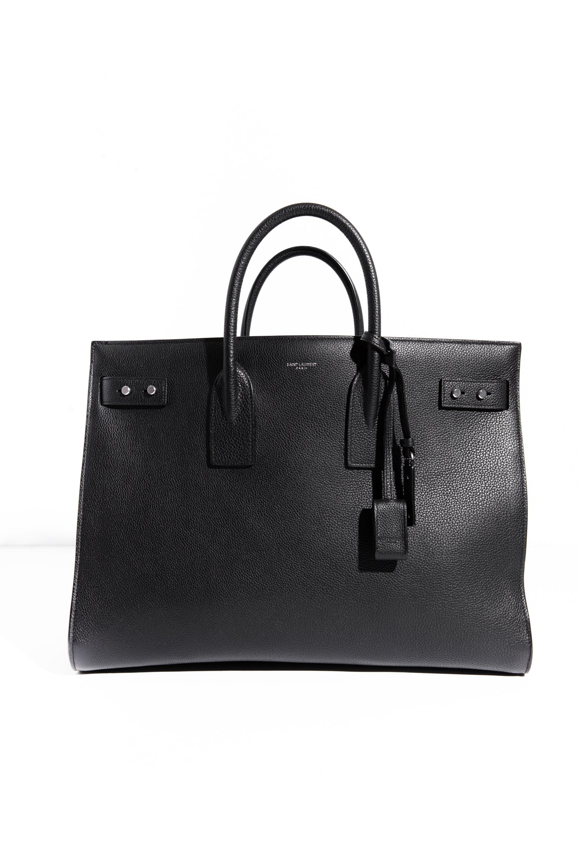 SAINT LAURENT Black Large Sac de Jour Tote