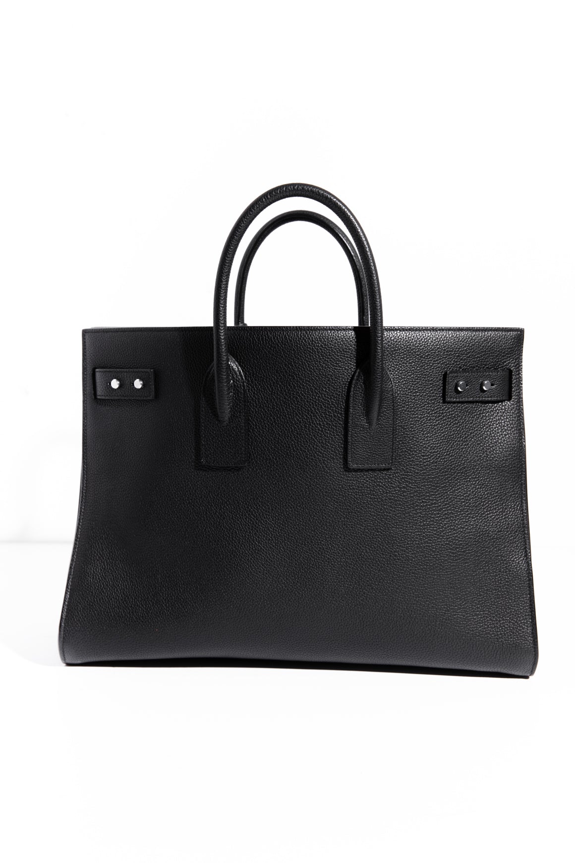 SAINT LAURENT Black Large Sac de Jour Tote