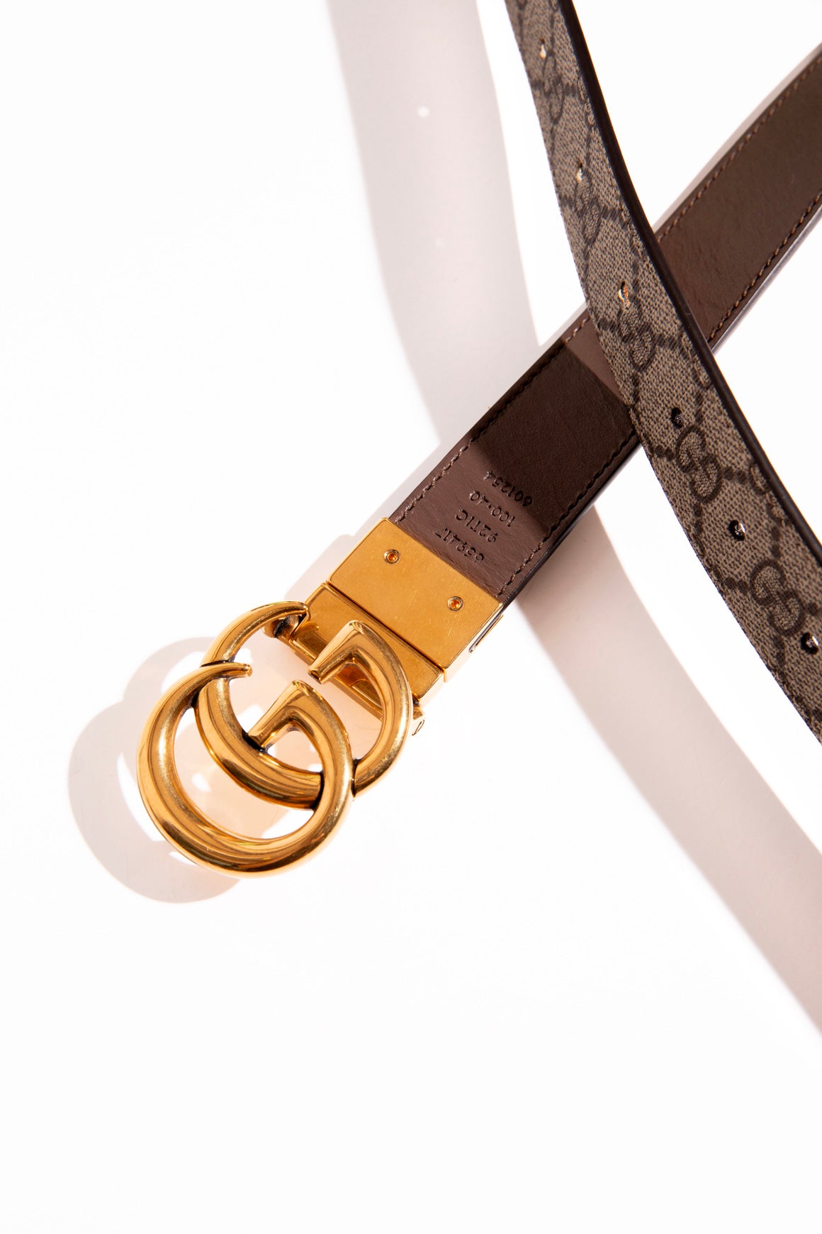 GUCCI Reversible Brass Buckle Belt (Sz. 100/40)