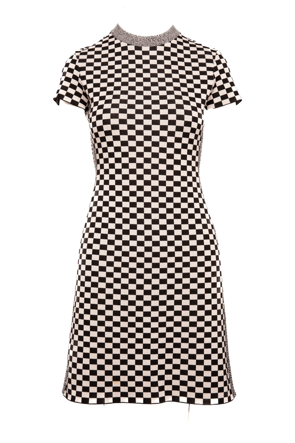 CHRISTIAN DIOR Checkered Mini Dress (Sz. 4)
