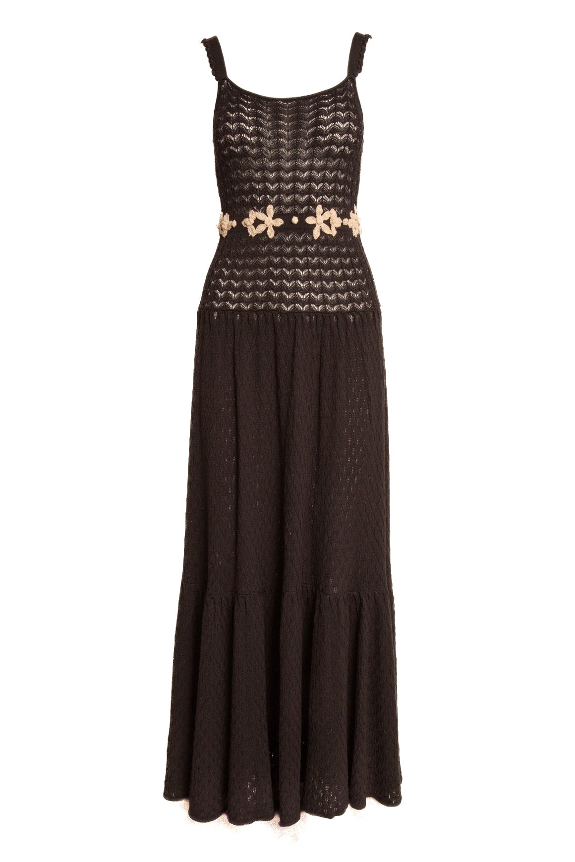 AGUA BENDITA Crochet Maxi Dress  (Sz. S)