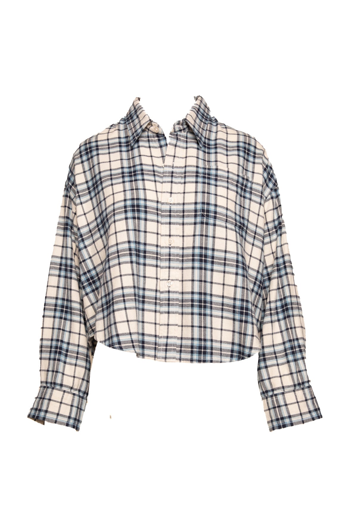 DENIMIST Blue Plaid Flannel (Sz. XXS)