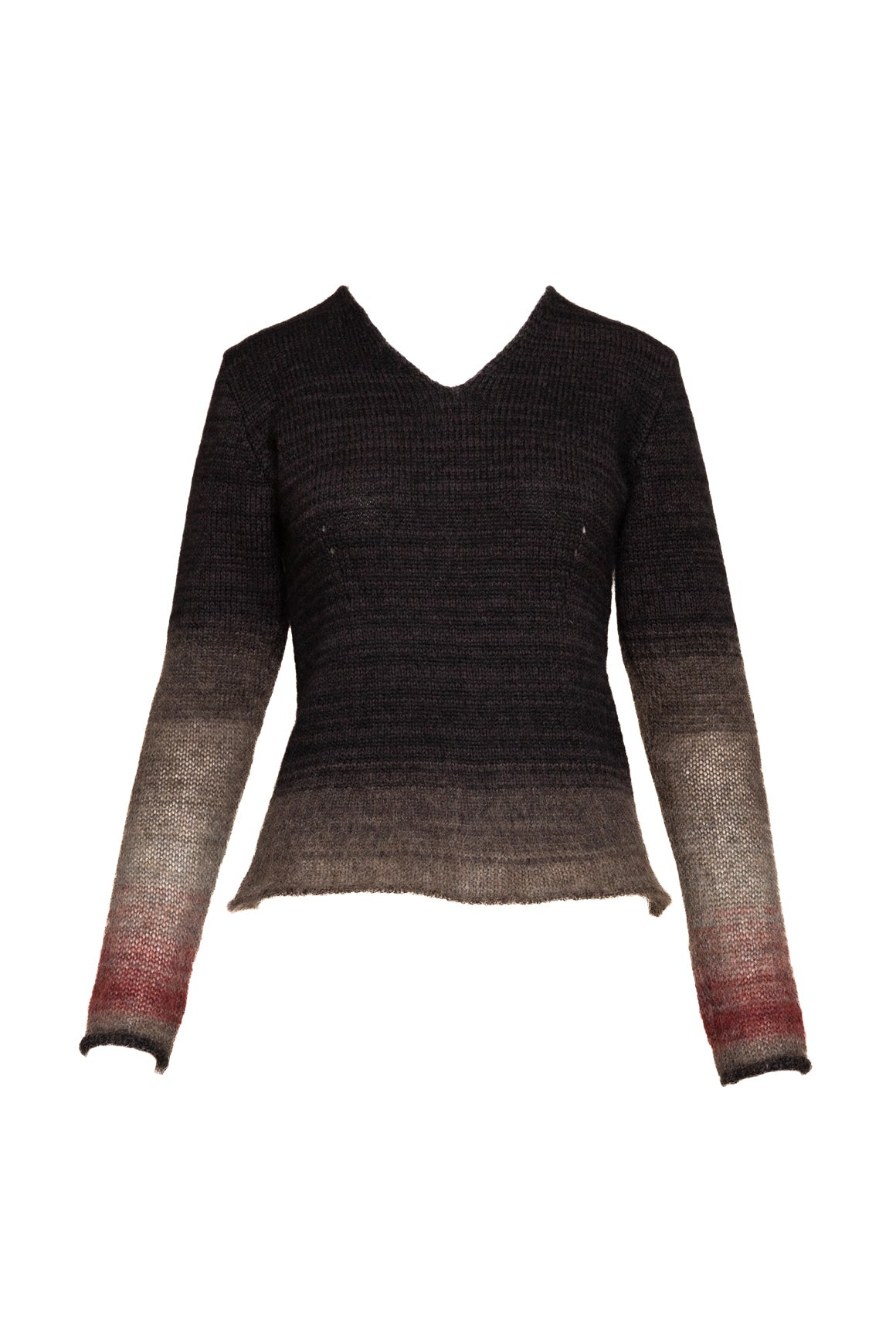 DRIES VAN NOTEN Ombre Mohair Sweater (Sz. L)