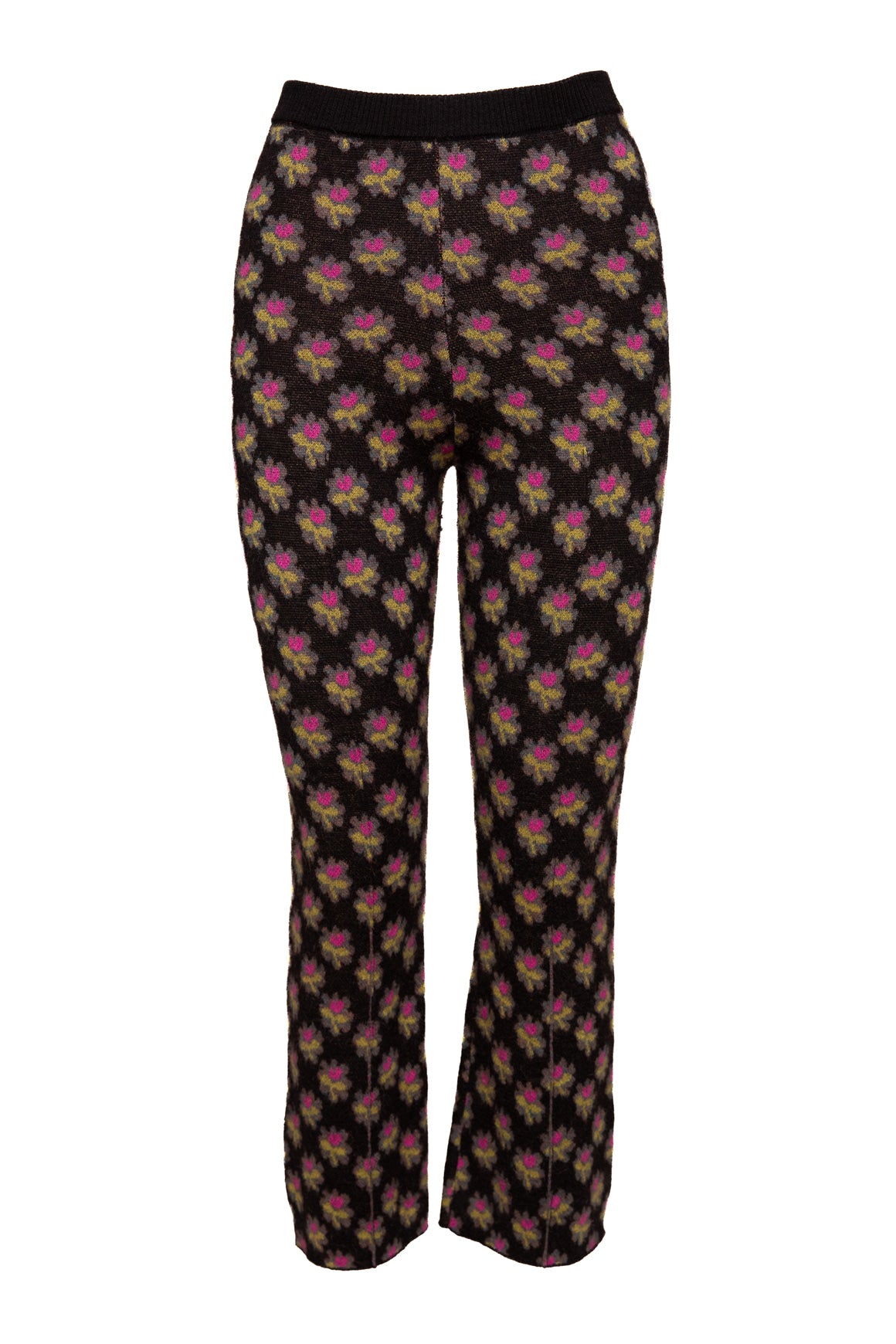 RACHEL COMEY Printed Alpaca Knit Pants (Sz. XS)