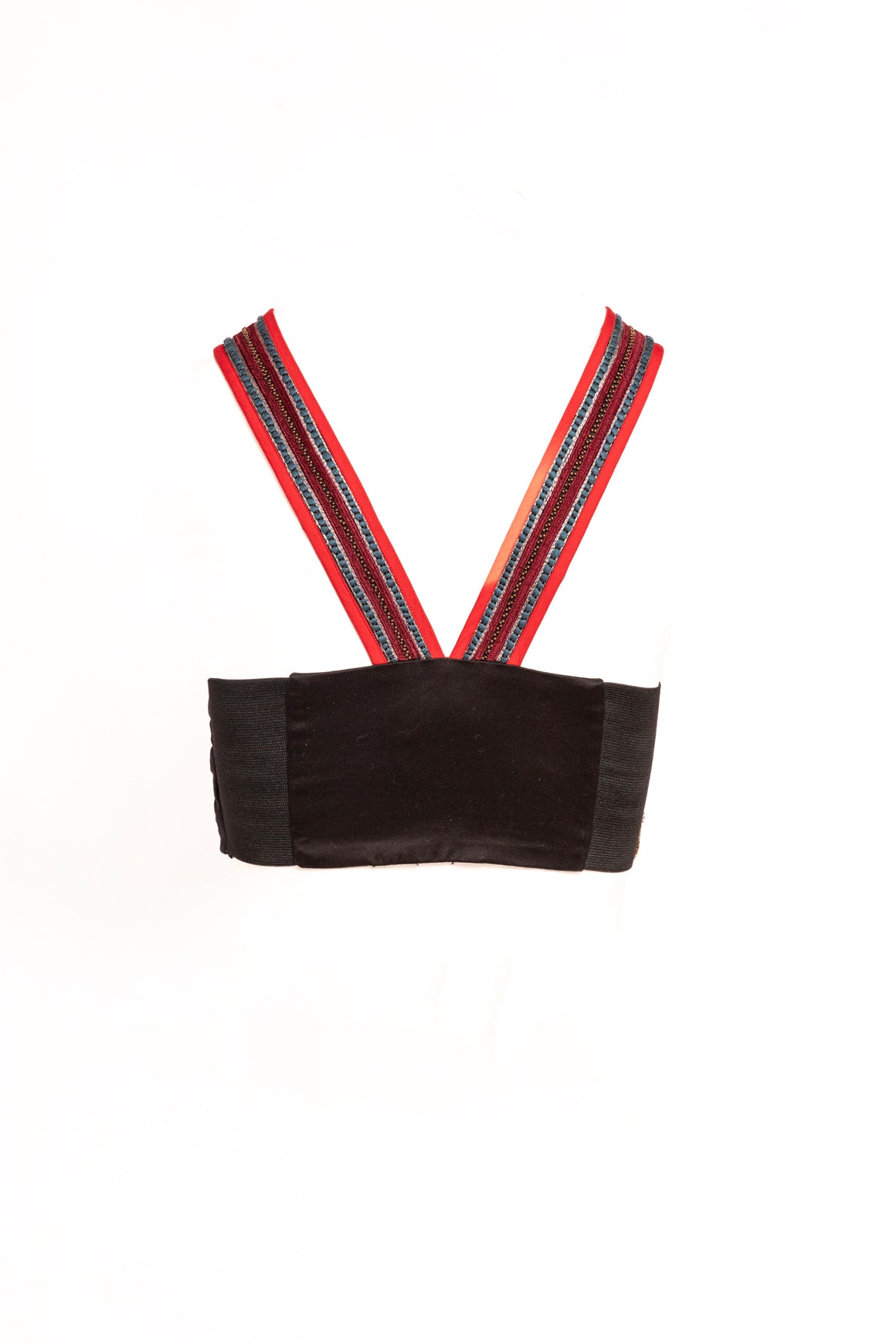 DRIES VAN NOTEN Multicolor Embellished Bra Top (Sz. XS)