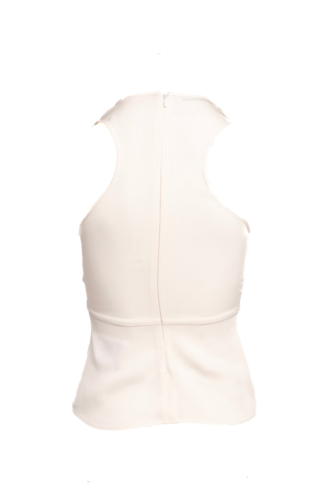 CHRISTOPHER ESBER White "Bertoia" Tie Front Blouse (Sz. S)