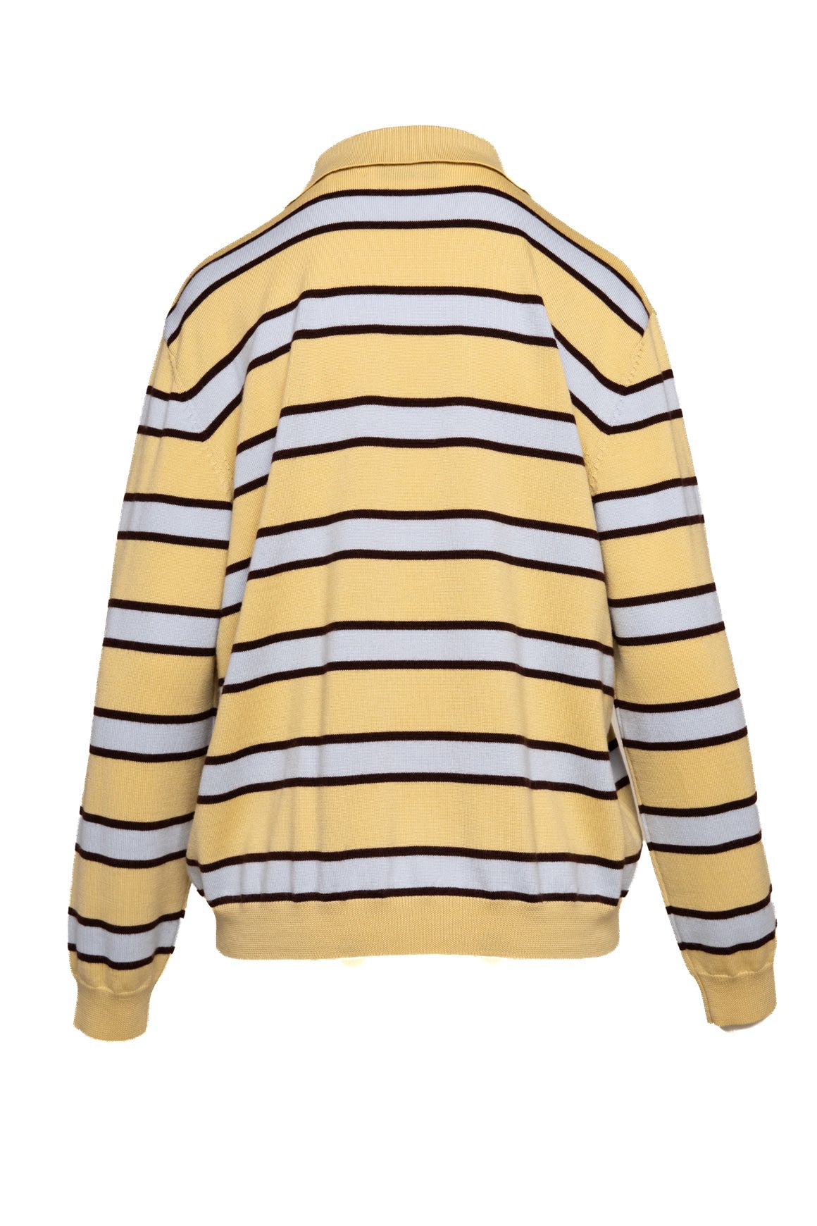 ZANKOV Yellow Striped Oversized Sweater (Sz. L/XL)