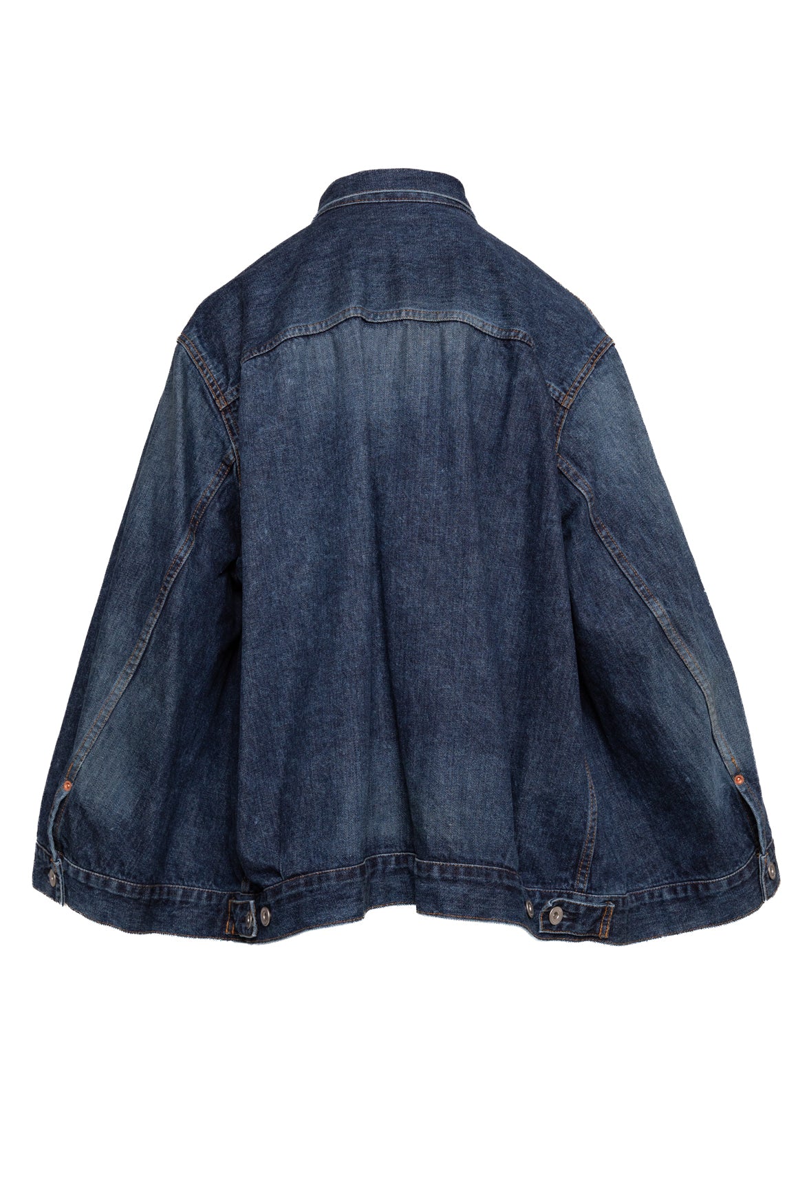 SACAI Indigo Denim Capelet Jacket (Sz. 3/L)