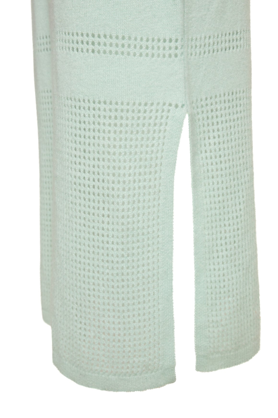 NONAME Mint Cashmere Cut Out Midi Skirt (Sz. S)