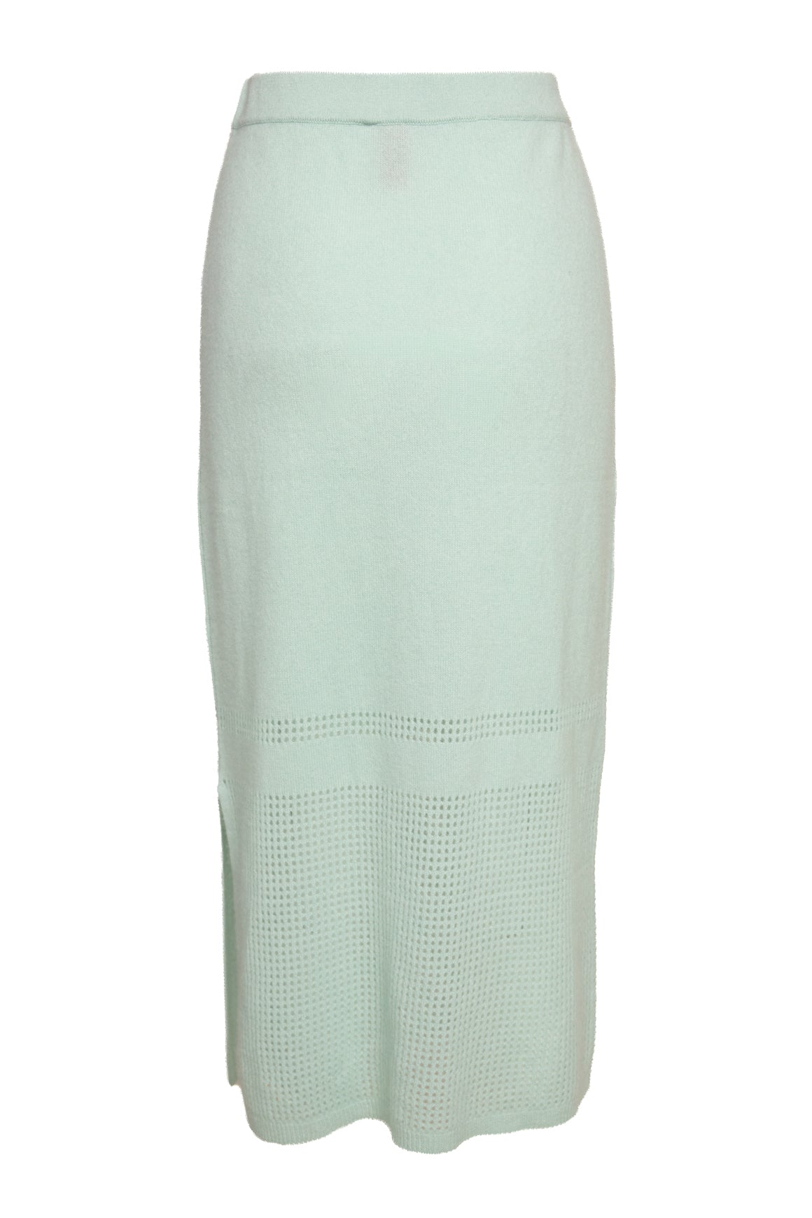 NONAME Mint Cashmere Cut Out Midi Skirt (Sz. S)