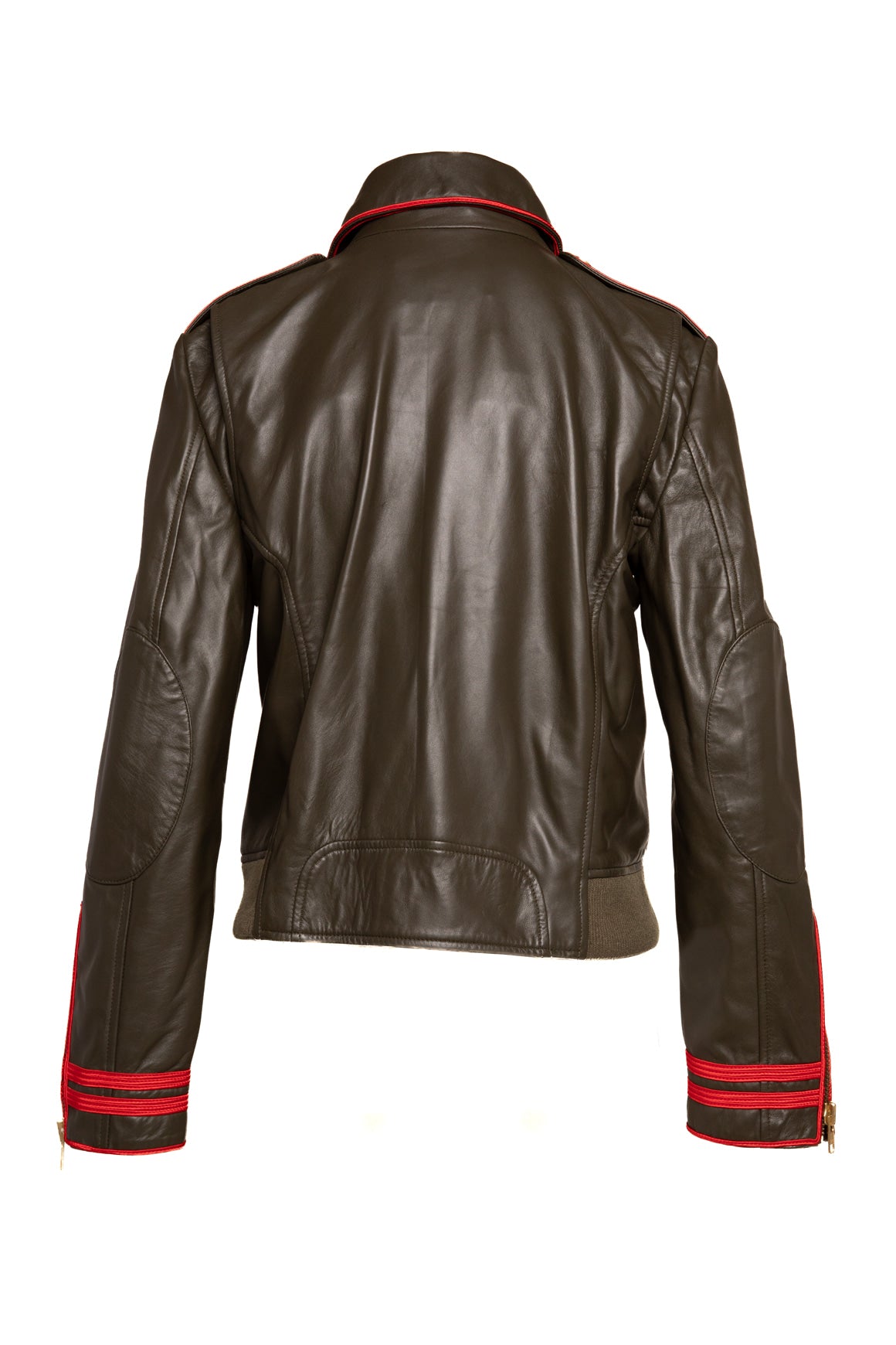 R13 Gold Button Leather Band Jacket (Sz. M)