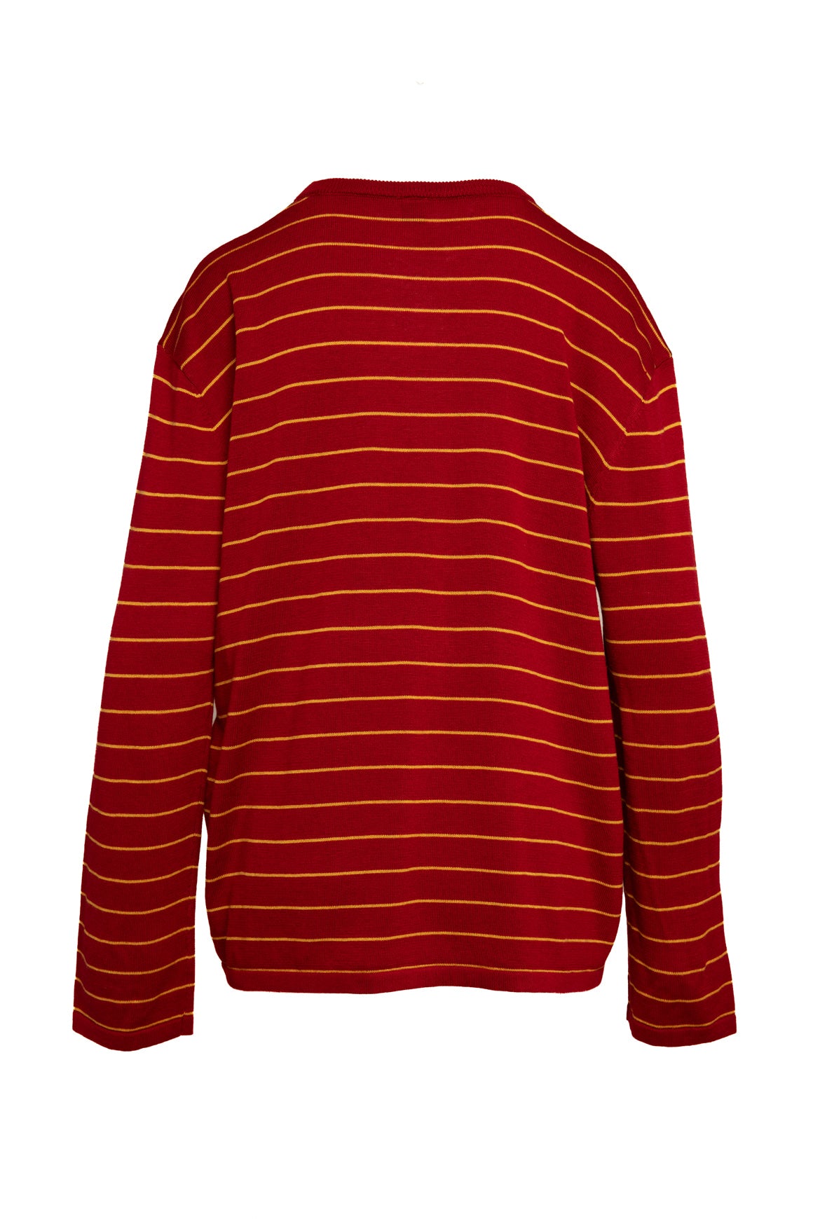 OUS SEOUL Yellow Striped Oversized Sweater (Sz. M)