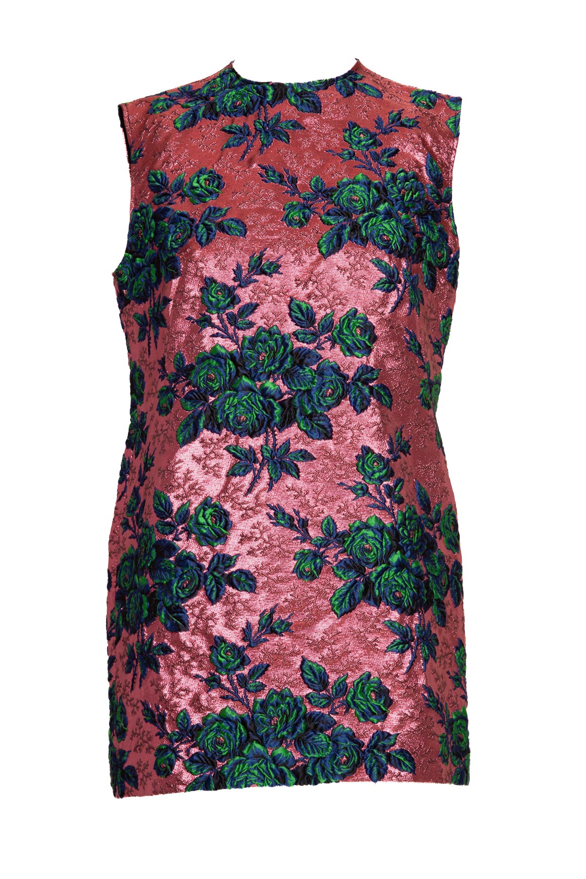 GUCCI Floral Jacquard Mini Shift Dress (Sz. 42/6)