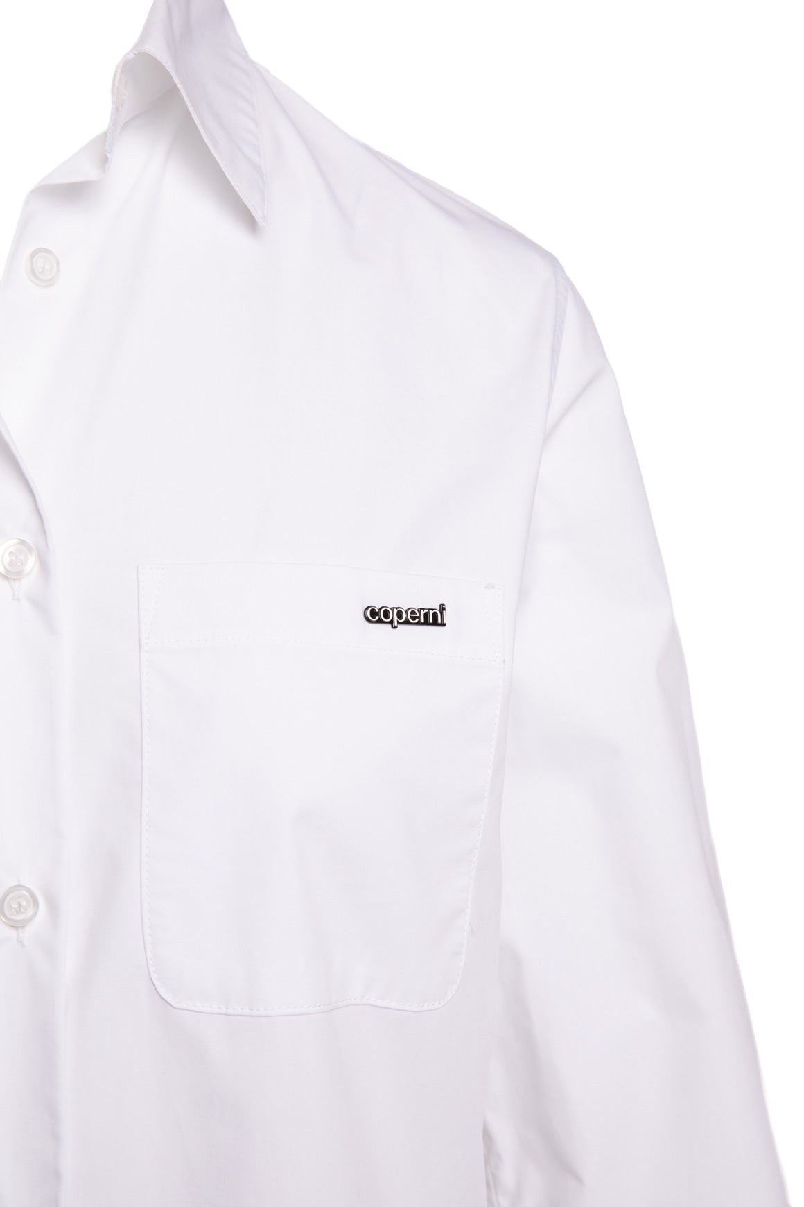 COPERNI White Paneled Shirt Dress (Sz. 6)