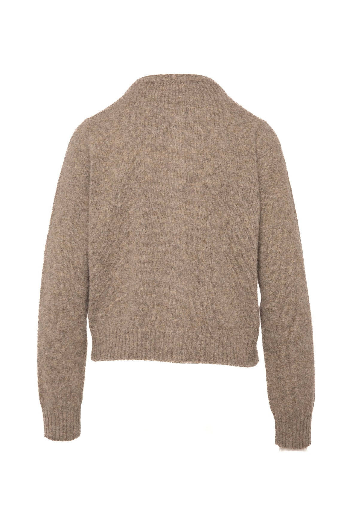 CELINE Grey Argyle Cardigan Sweater (Sz.L)