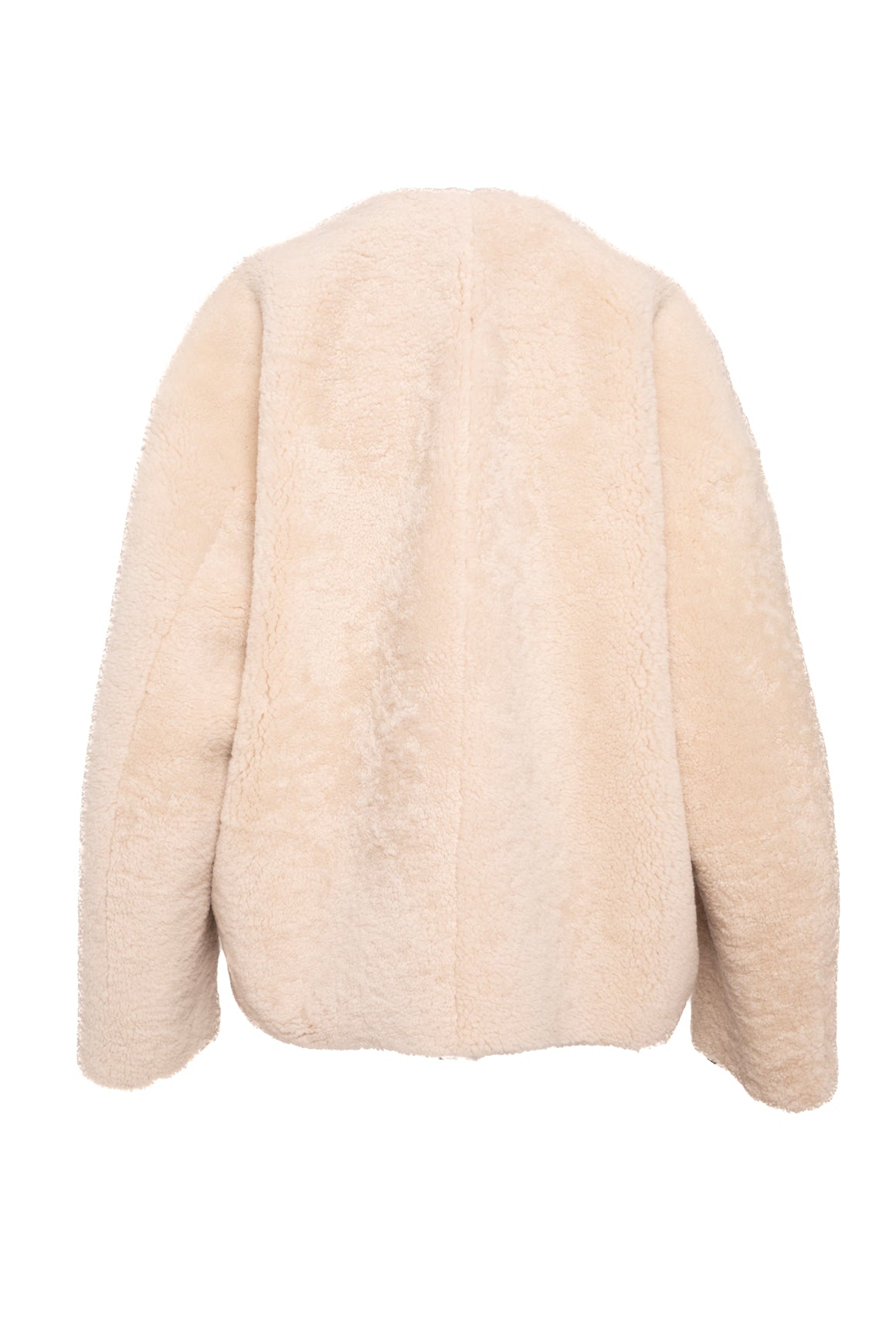 TOTEME Shearling & Leather Toggle & Hook Coat (Sz.M/L)