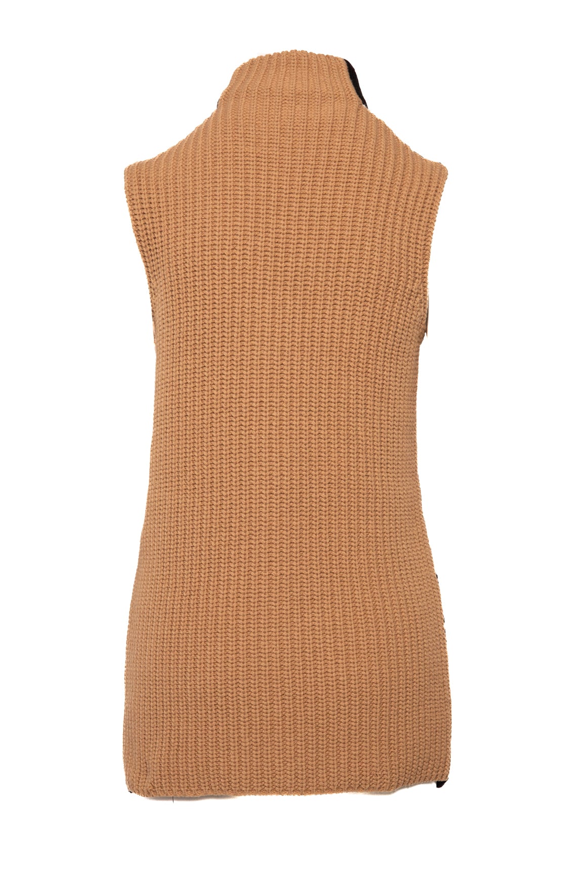 GIVENCHY Mock Neck Longline Sweater Vest (Sz.XS)