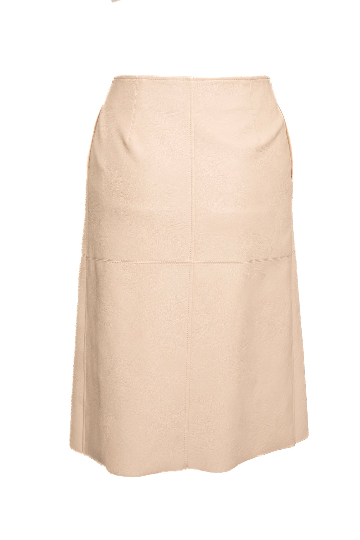 STELLA MCCARTNEY Fringe Faux Leather Wrap Midi Skirt (Sz.40/8)