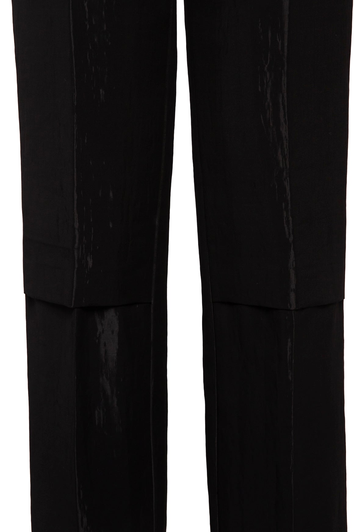 MICHAEL KORS COLLECTION Black Glossy Trousers (Sz. 4)