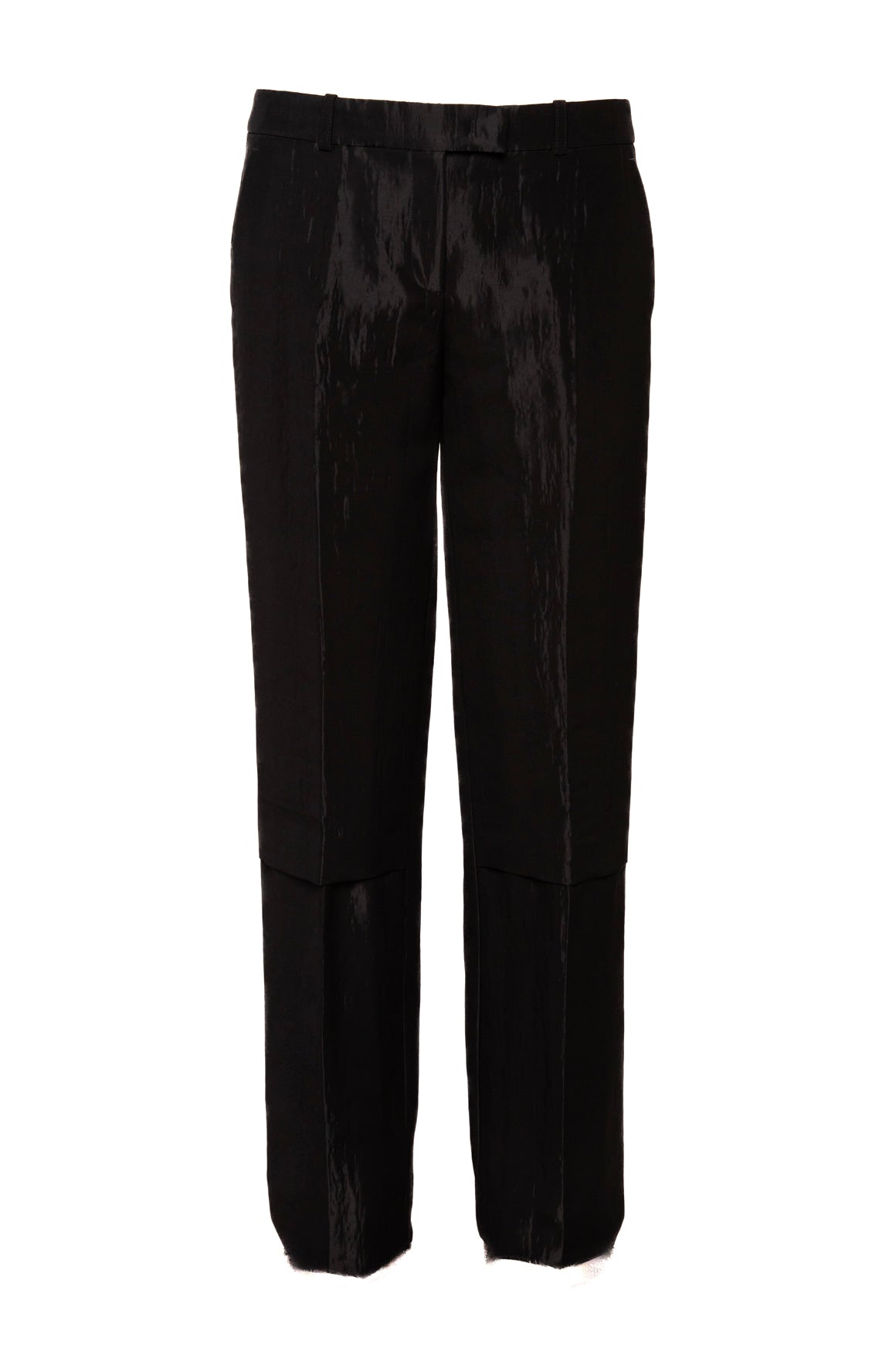 MICHAEL KORS COLLECTION Black Glossy Trousers (Sz. 4)