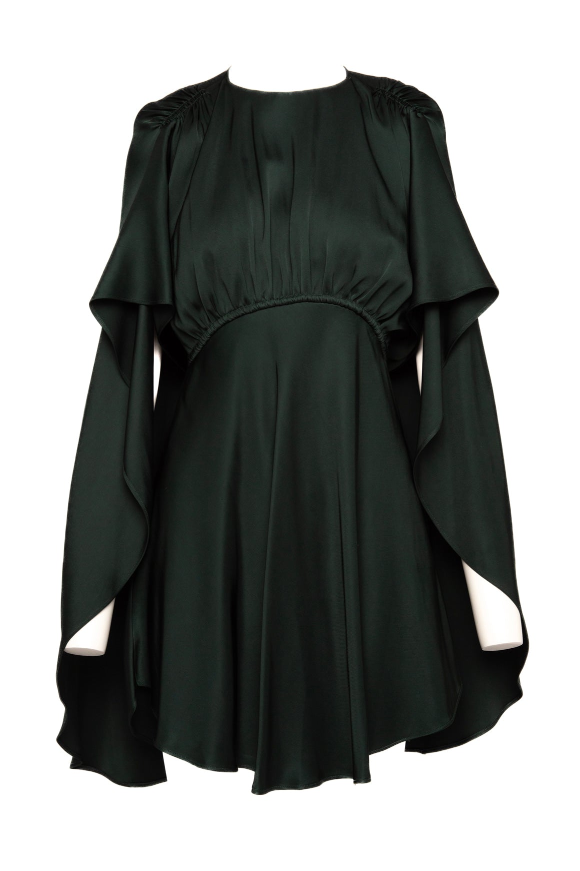 ZIMMERMANN Dark Green Cape Dress (Sz. 1)