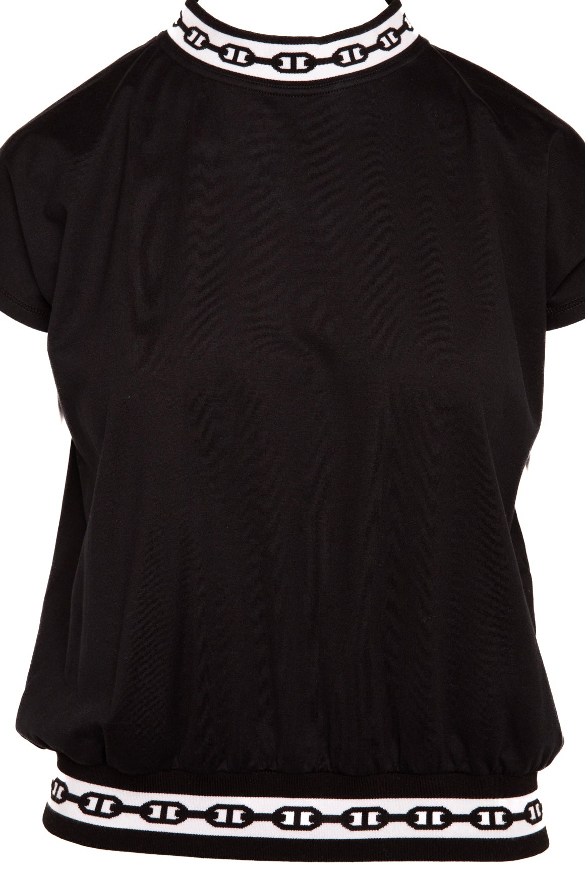 HERMES Chain Graphic Tee (Sz.36/XS)