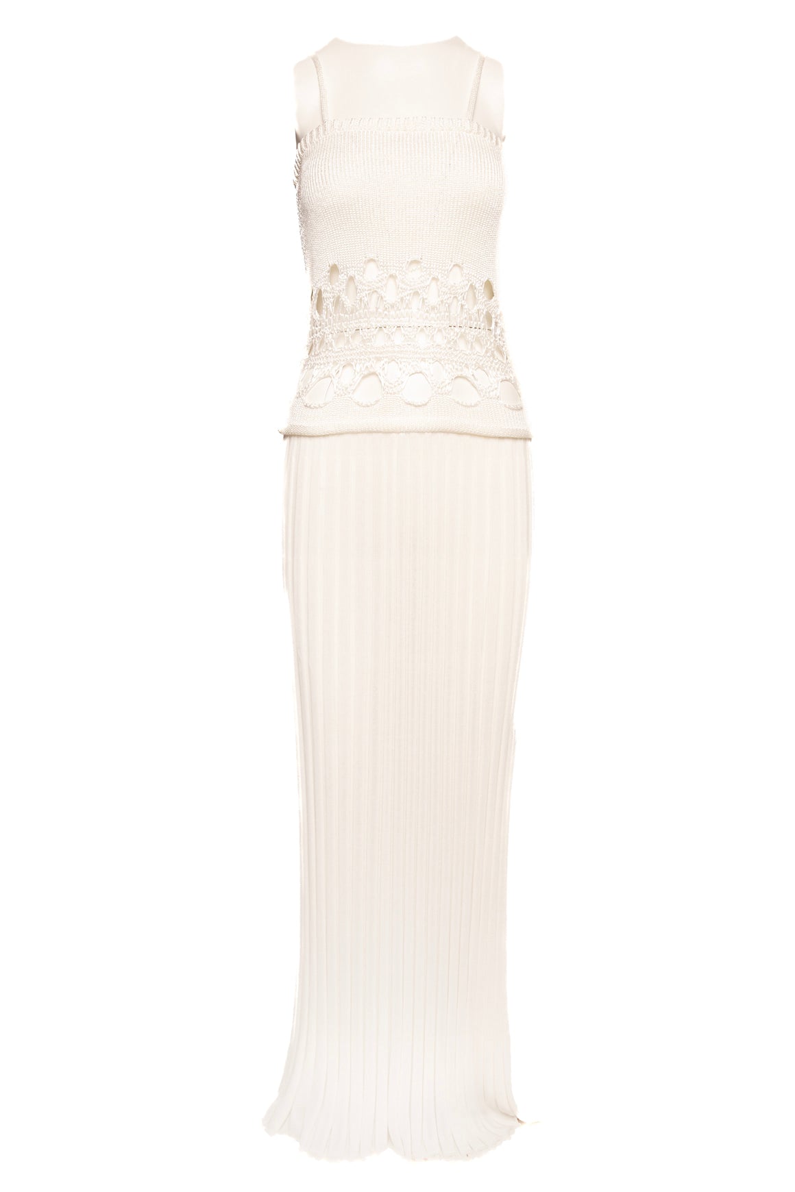 CHRISTOPHER ESBER Crochet Knit Maxi Dress (Sz. XS)