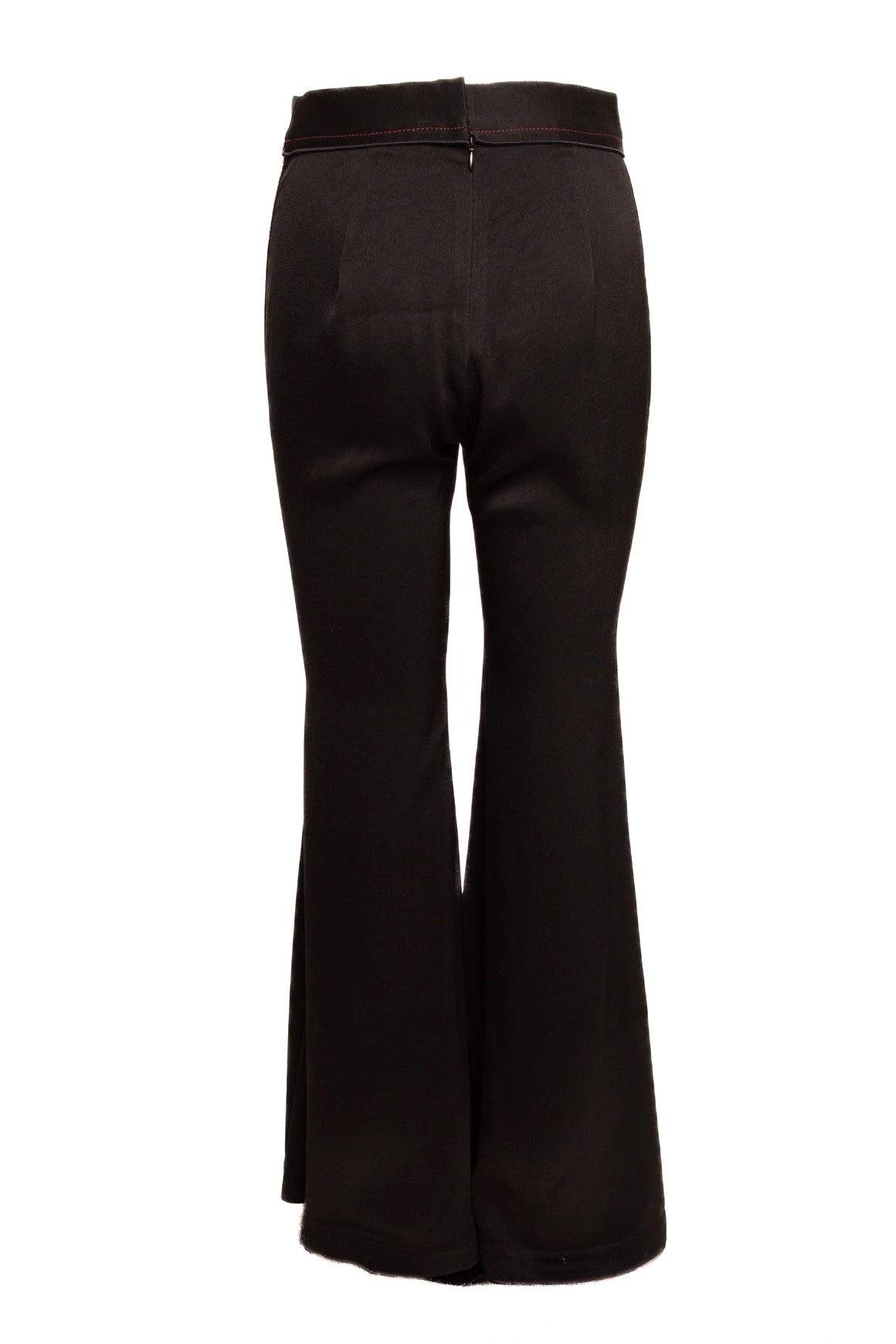 ELLERY Red Stitched Flare Pant (Sz. 2)