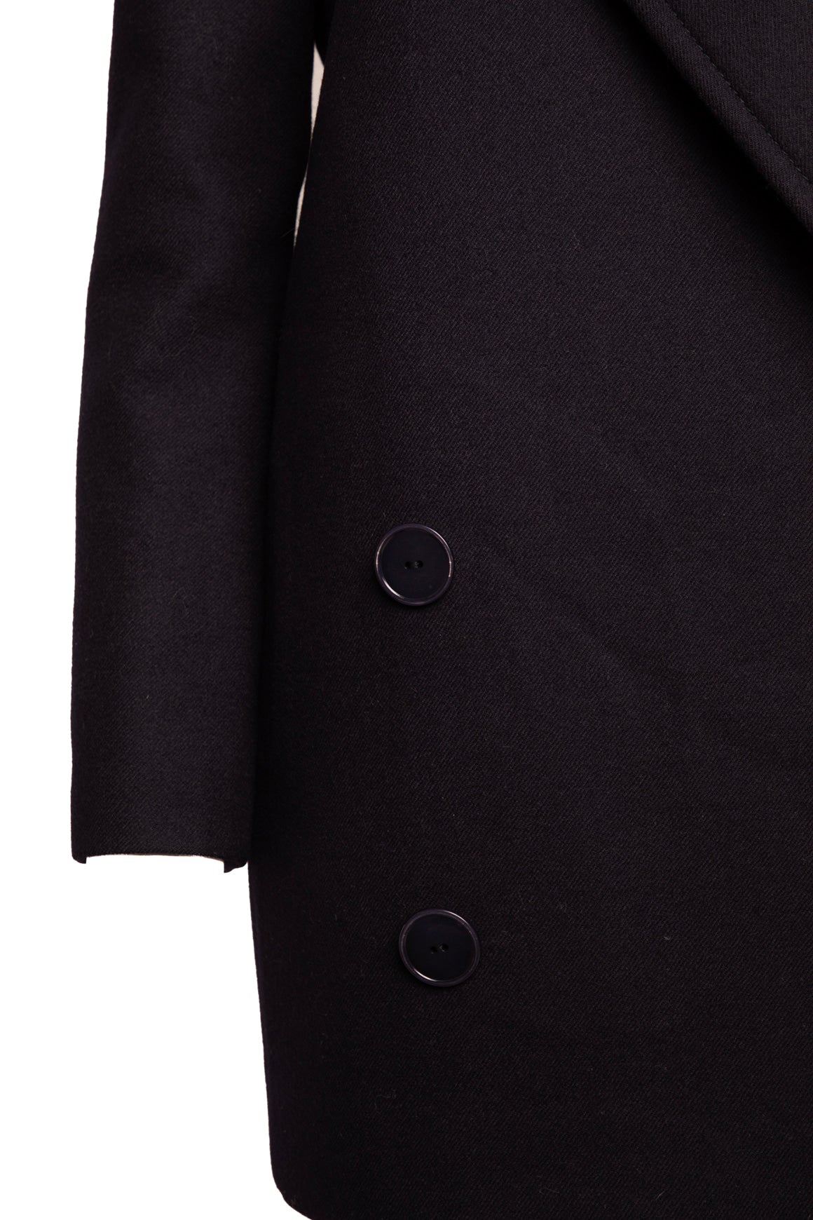 STELLA MCCARTNEY Navy Wool Longline Peacoat (Sz. 40/4)