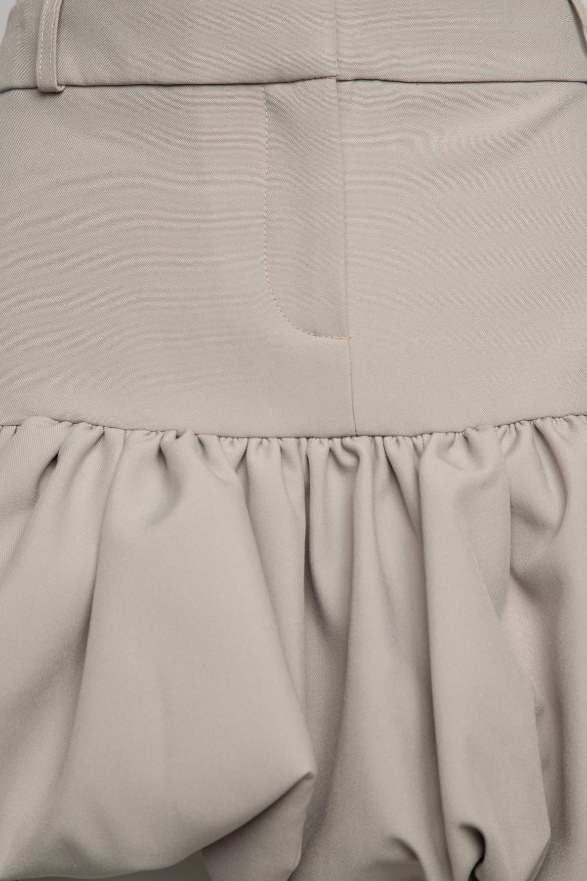 COPERNI Khaki Micro Bubble Skirt (Sz. 8)