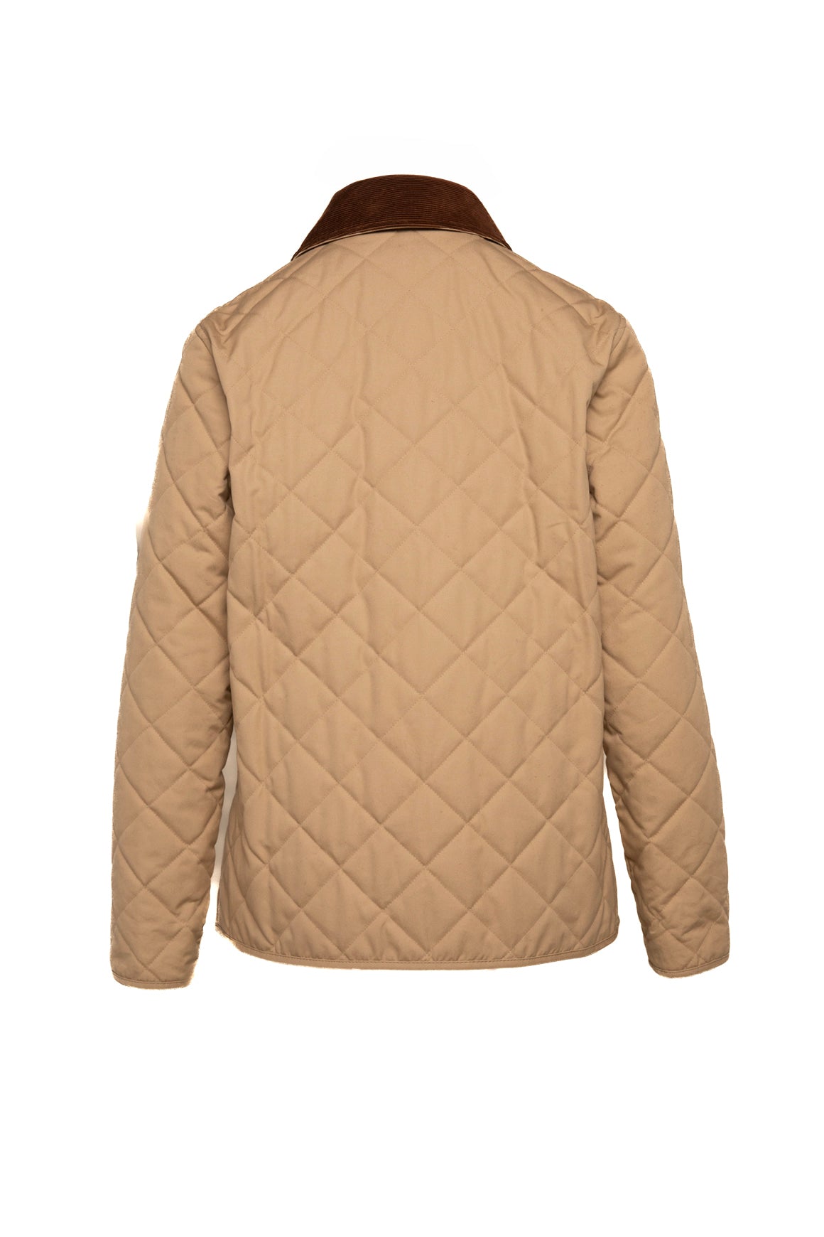 CELINE Beige Quilted Corduroy Collar Jacket (Sz.36/0)