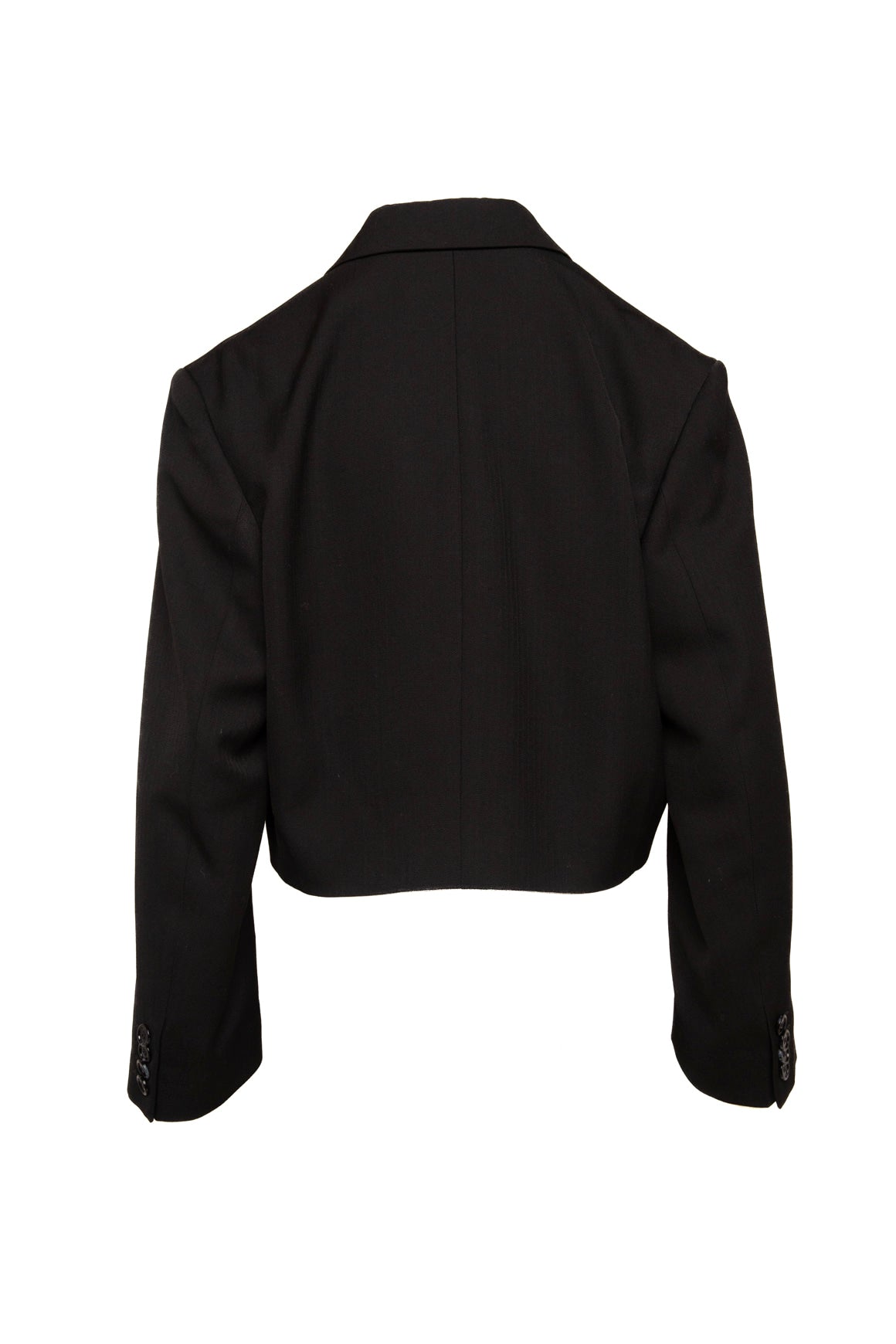 ACNE STUDIOS Black Double Breasted Crop Blazer (Sz. 34/XS)