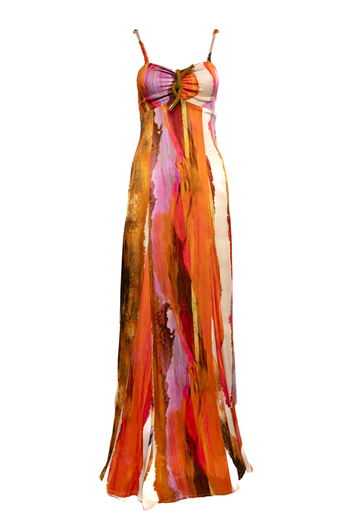 SILVIA TCHERASSI Satin "Artis Dress" (Sz. XS)