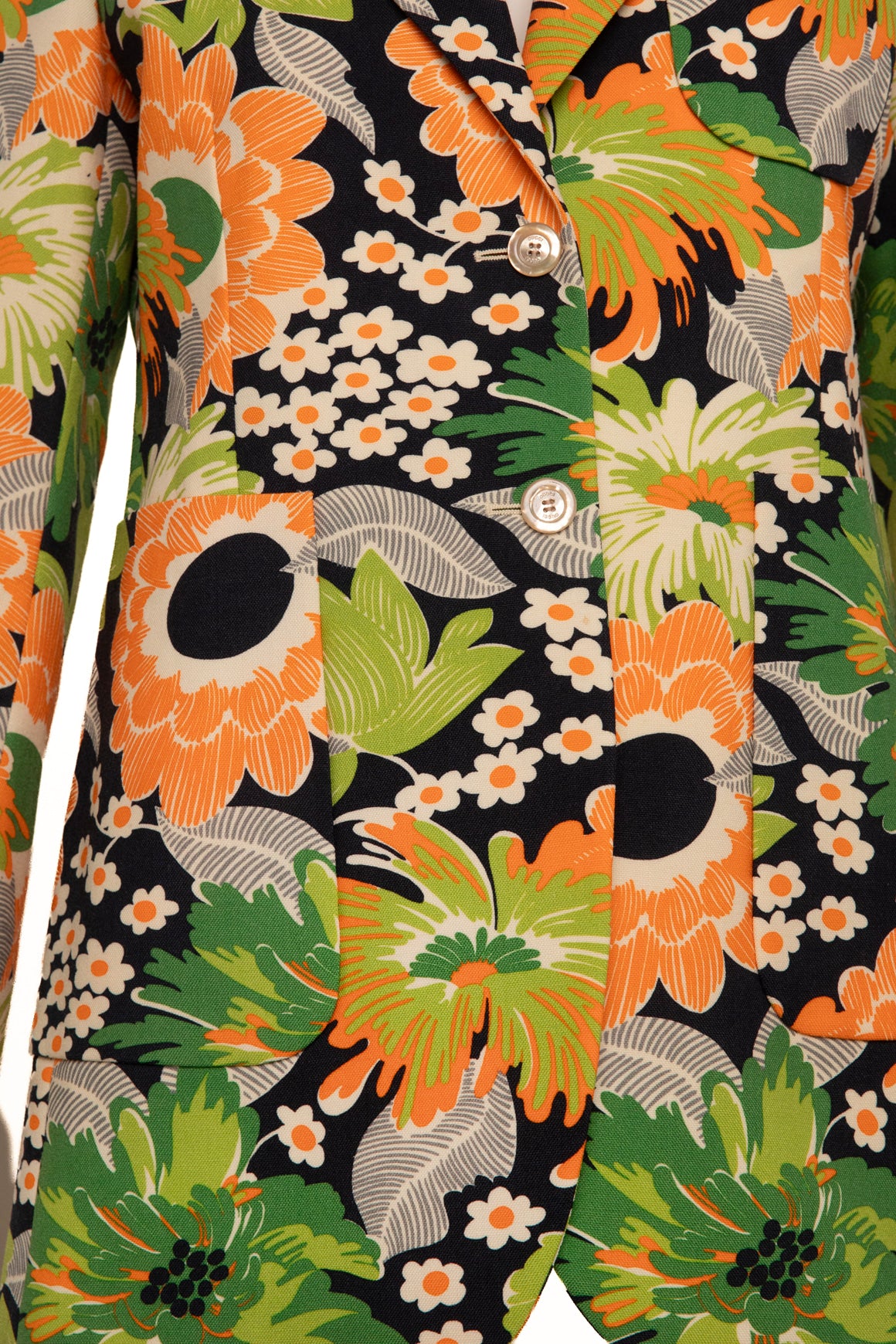 GUCCI Floral Longline Blazer (Sz. 42/6)