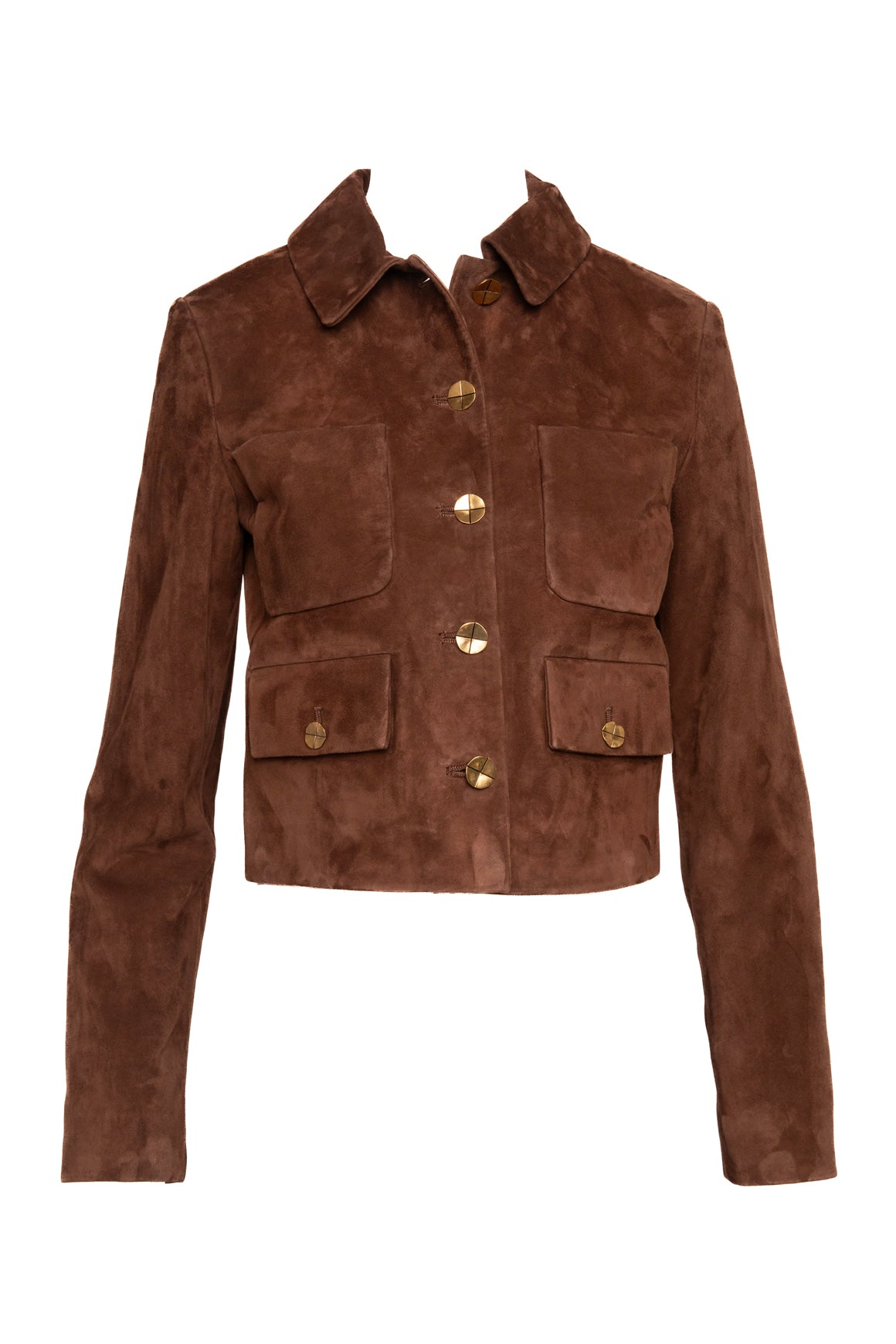 ALTUZARRA Suede Crop Jacket (Sz. 0)