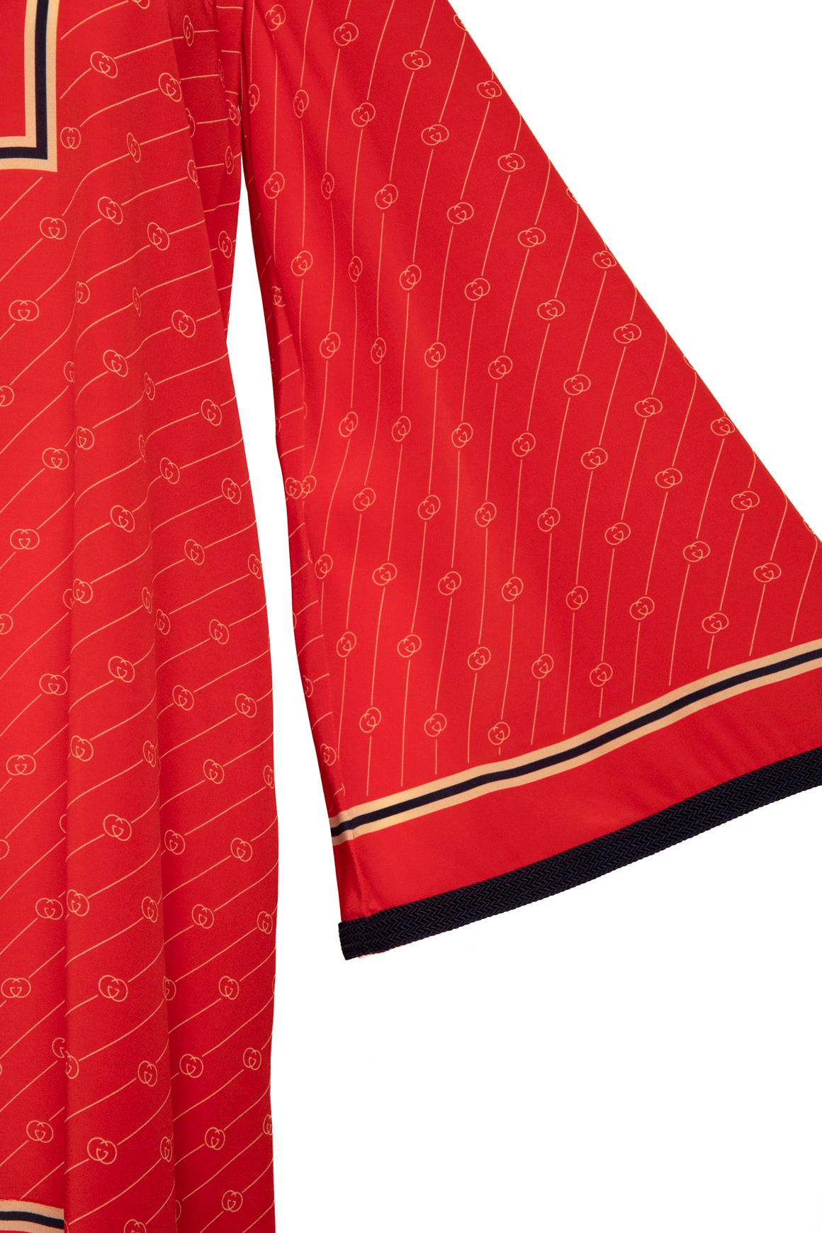 GUCCI Red GG Print Kaftan Mini Dress (Sz.40/4)