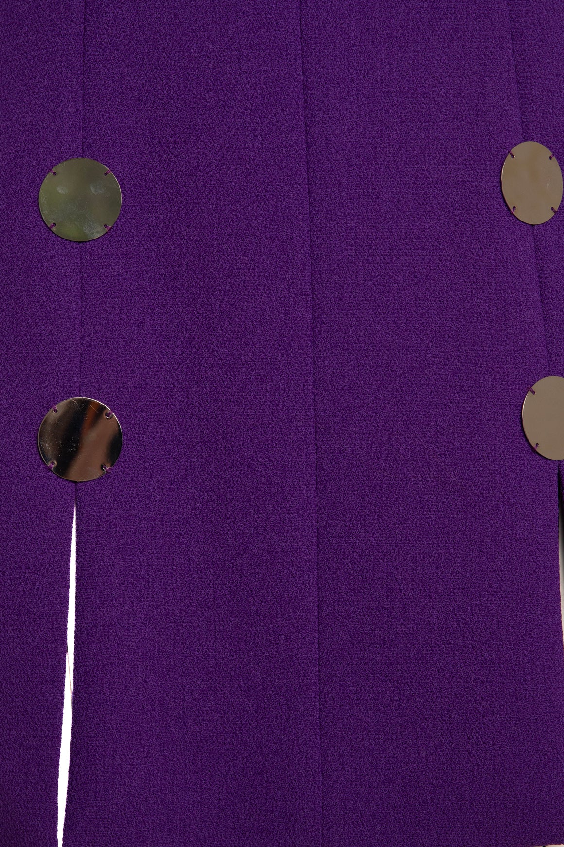 DAVID KOMA Purple Embellished Shift Dress (Sz. 10)