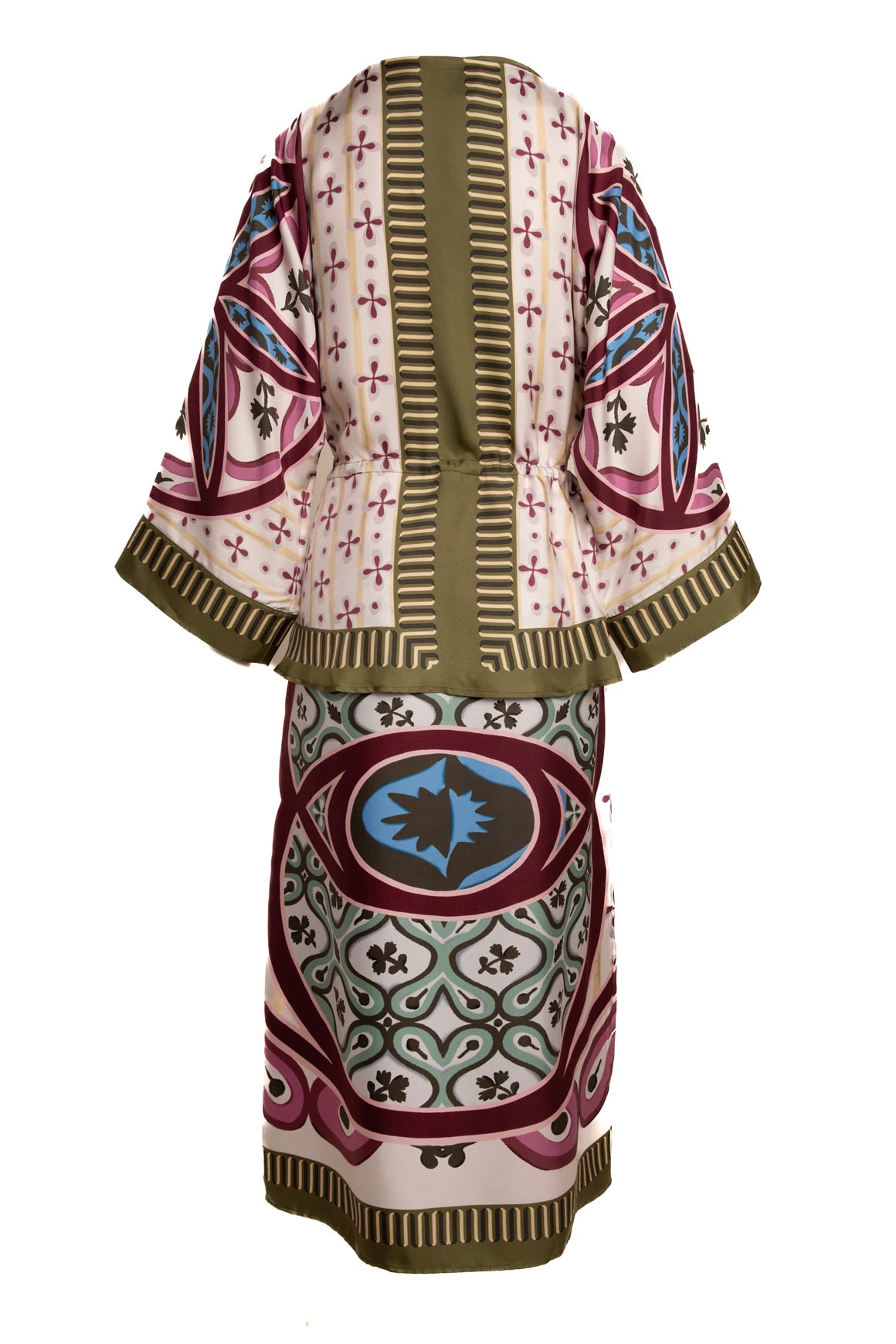 LA DOUBLE J Printed Silk Maxi Dress (Sz. S)