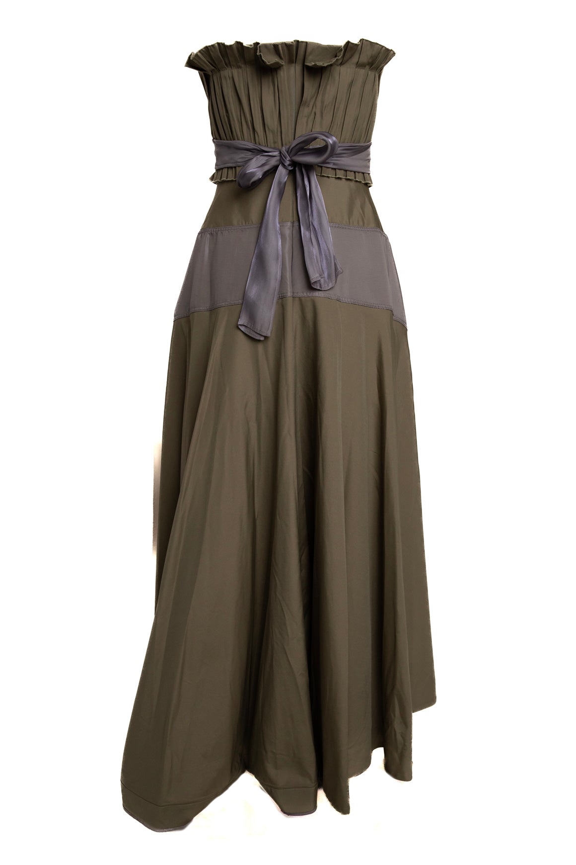 ADEAM Strapless Nylon Maxi Dress (Sz. XS)