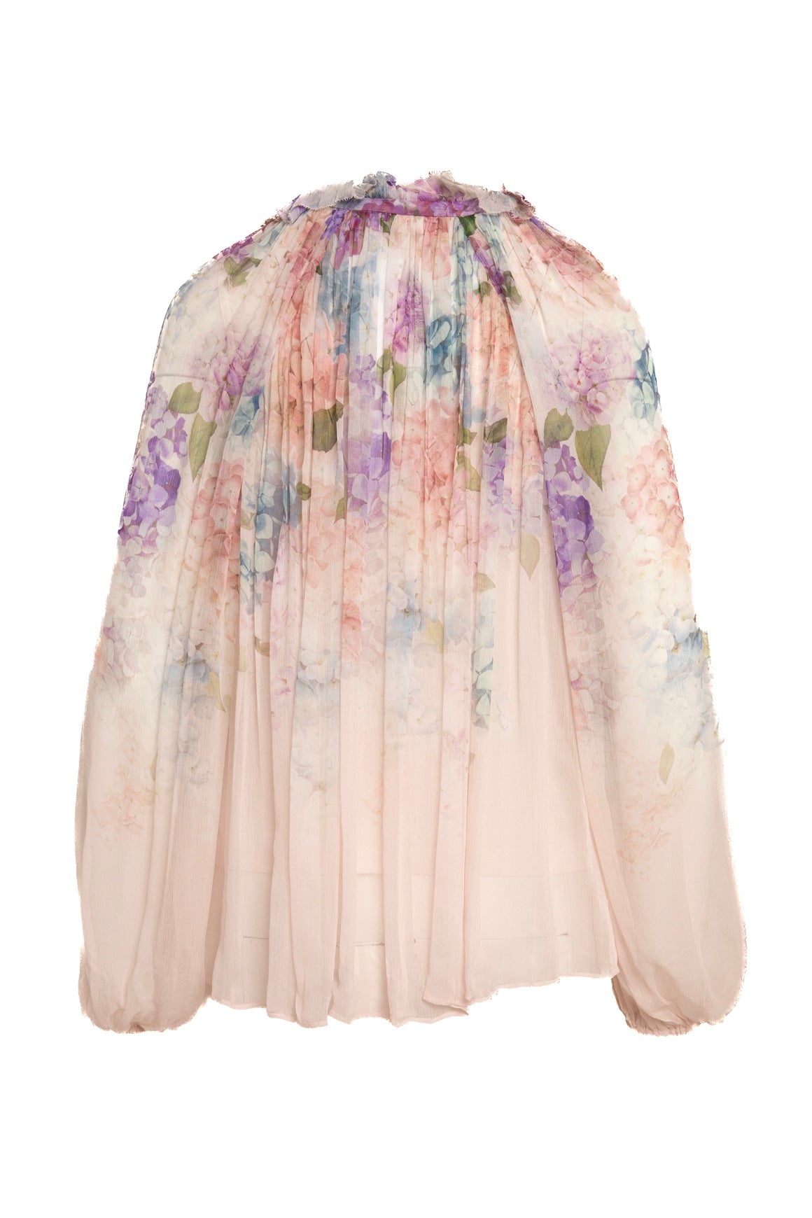 ZIMMERMAN Pastel Floral Print Blouse (Sz. 0)