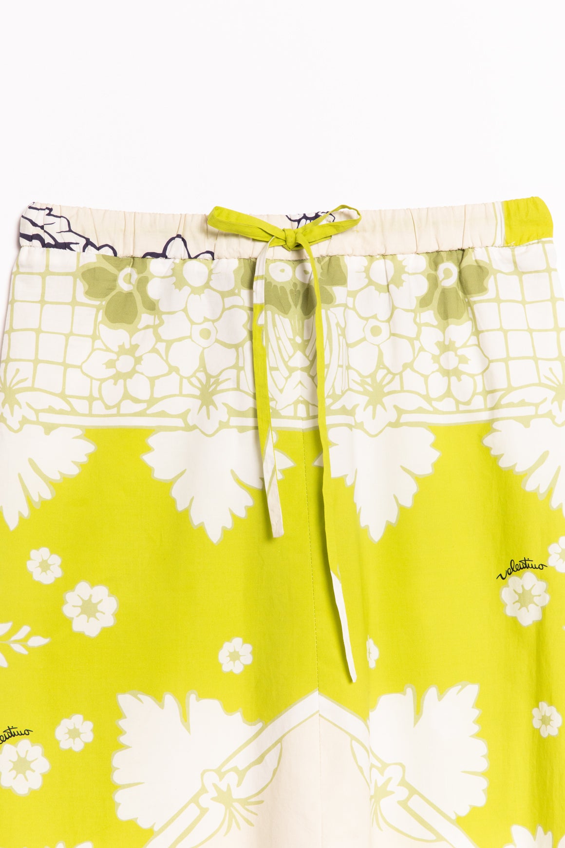 VALENTINO Tropical Print Blouse & Maxi Skirt Set