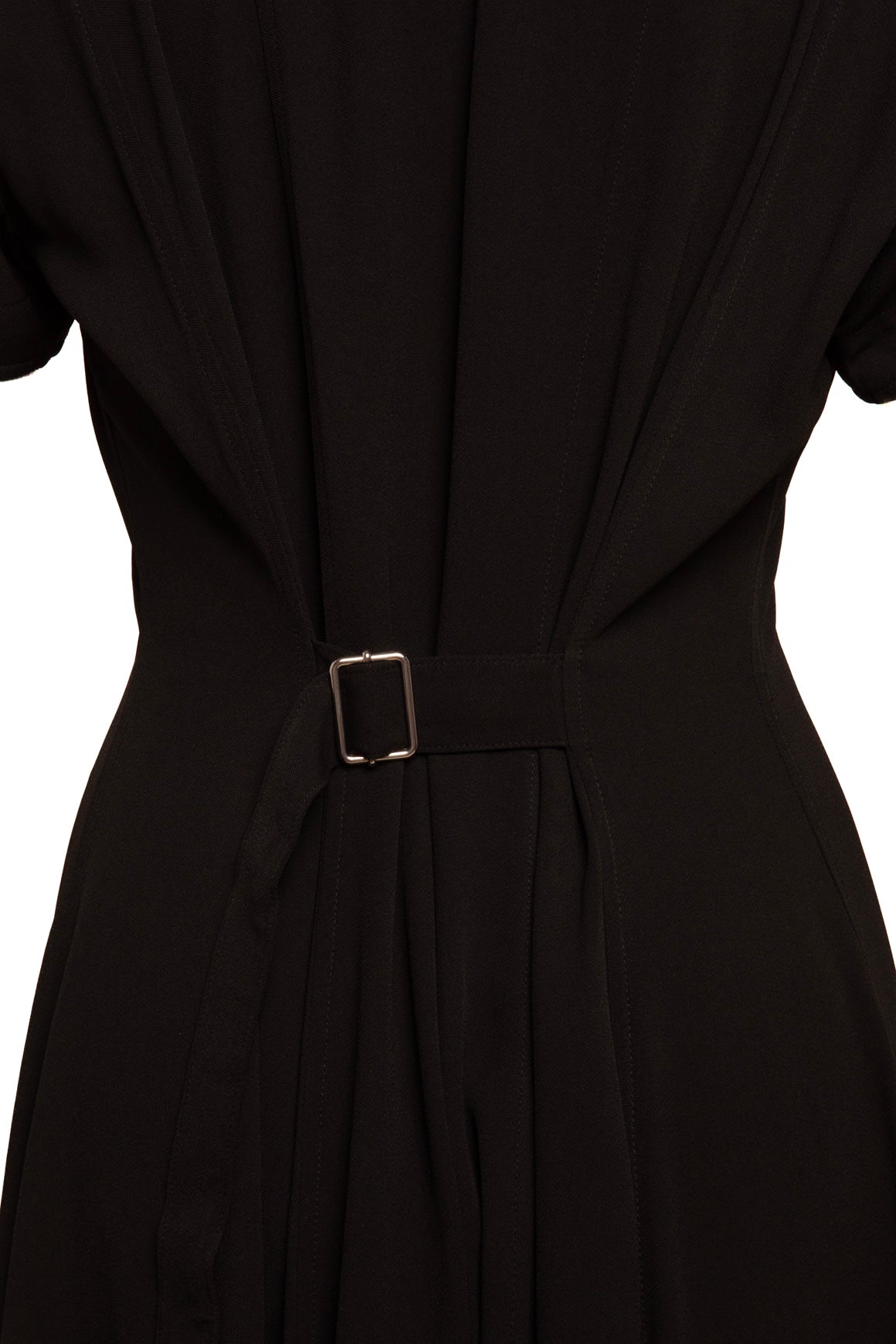 PROENZA SCHOULER Black Contrast Stitch Maxi Dress (Sz. 12)
