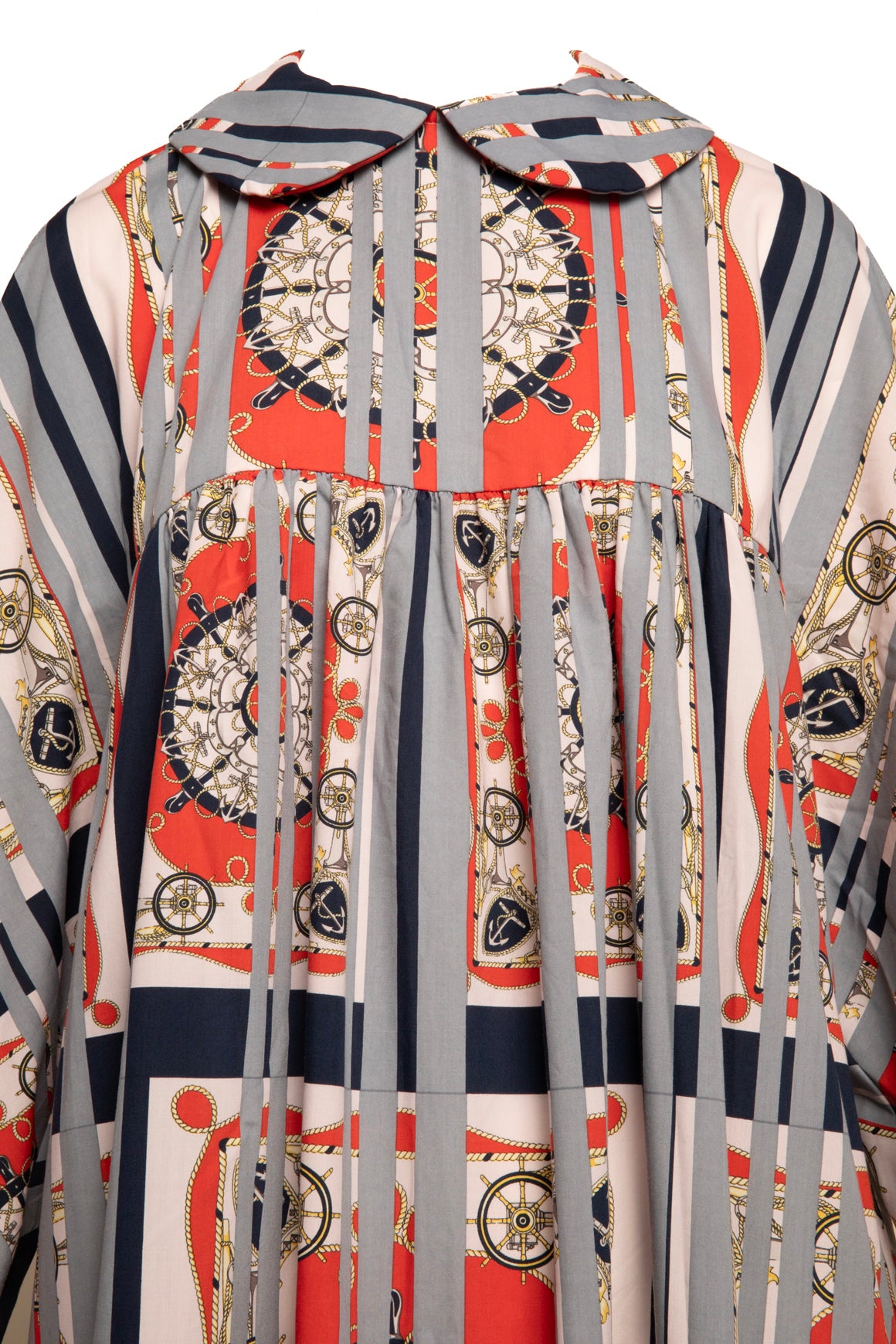 COMME DES GARCONS Nautical Print Maxi Dress (Sz. M)