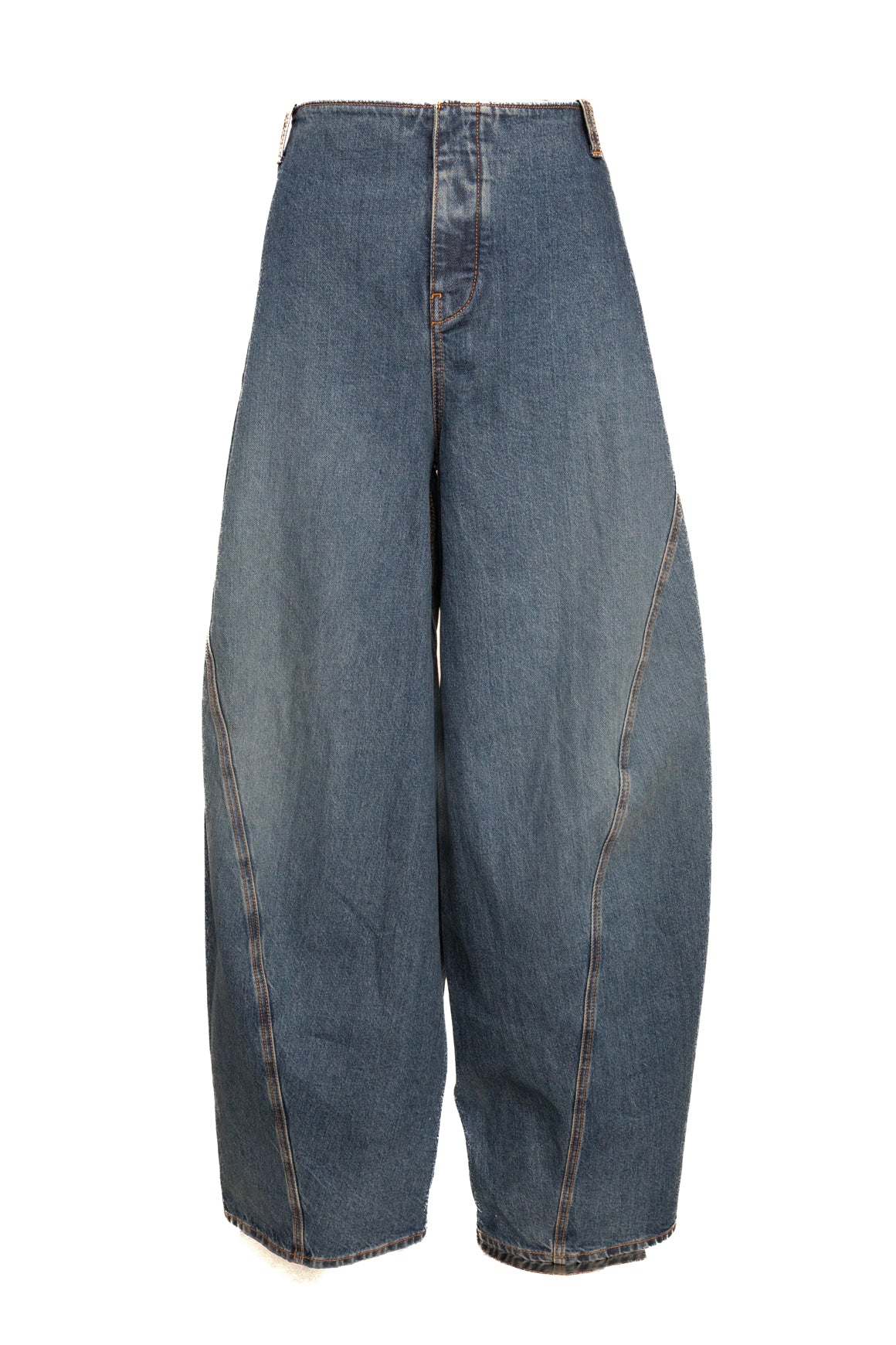 ALAIA Mid Wash Barrel Leg Jeans (Sz. 40/8)