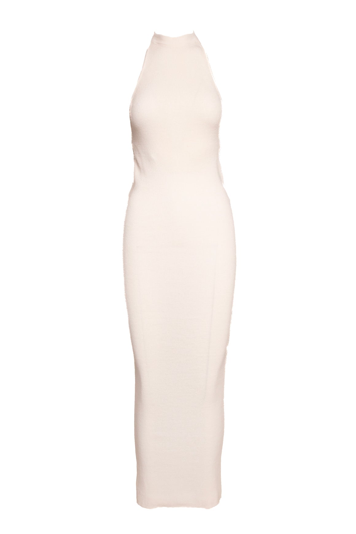 TOM FORD Cream Knit Halter Open Back Maxi Dress (Sz. XS)