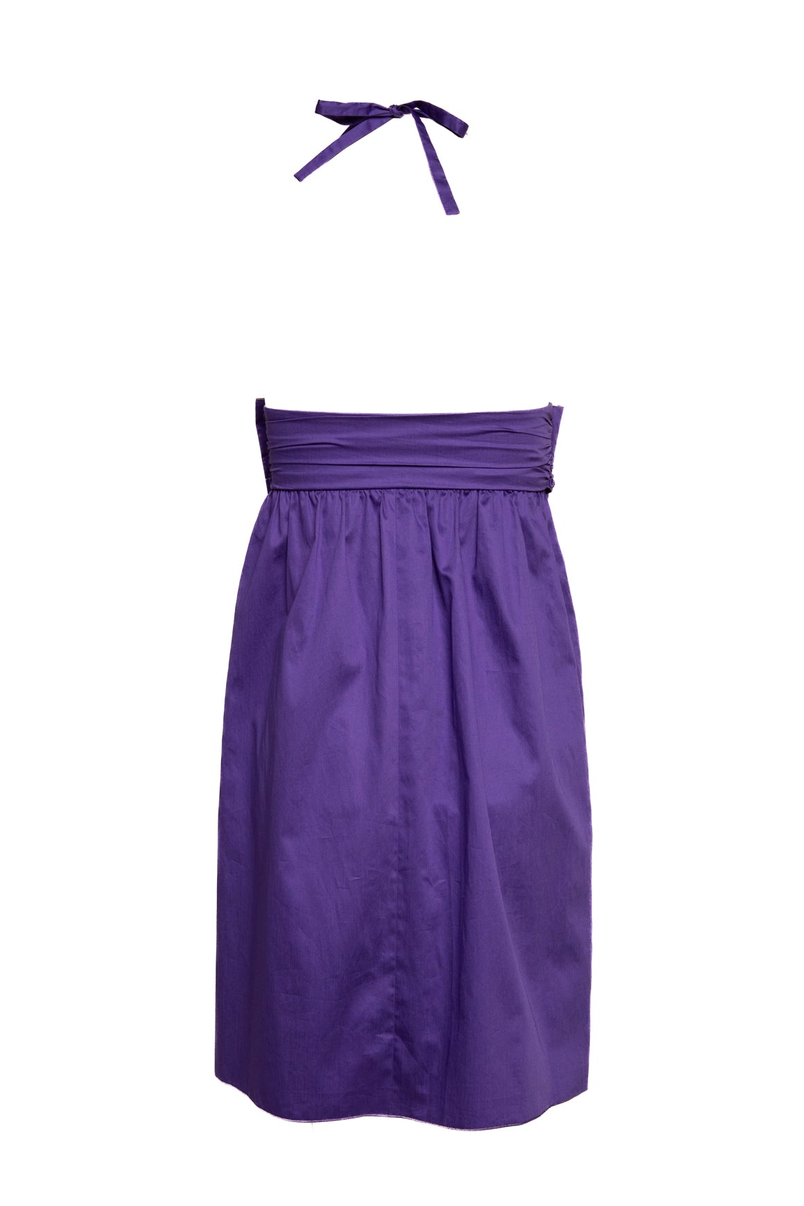 m missoni mini dress M MISSONI Purple Bow Front Halter Mini Dress (Sz. 40/4)